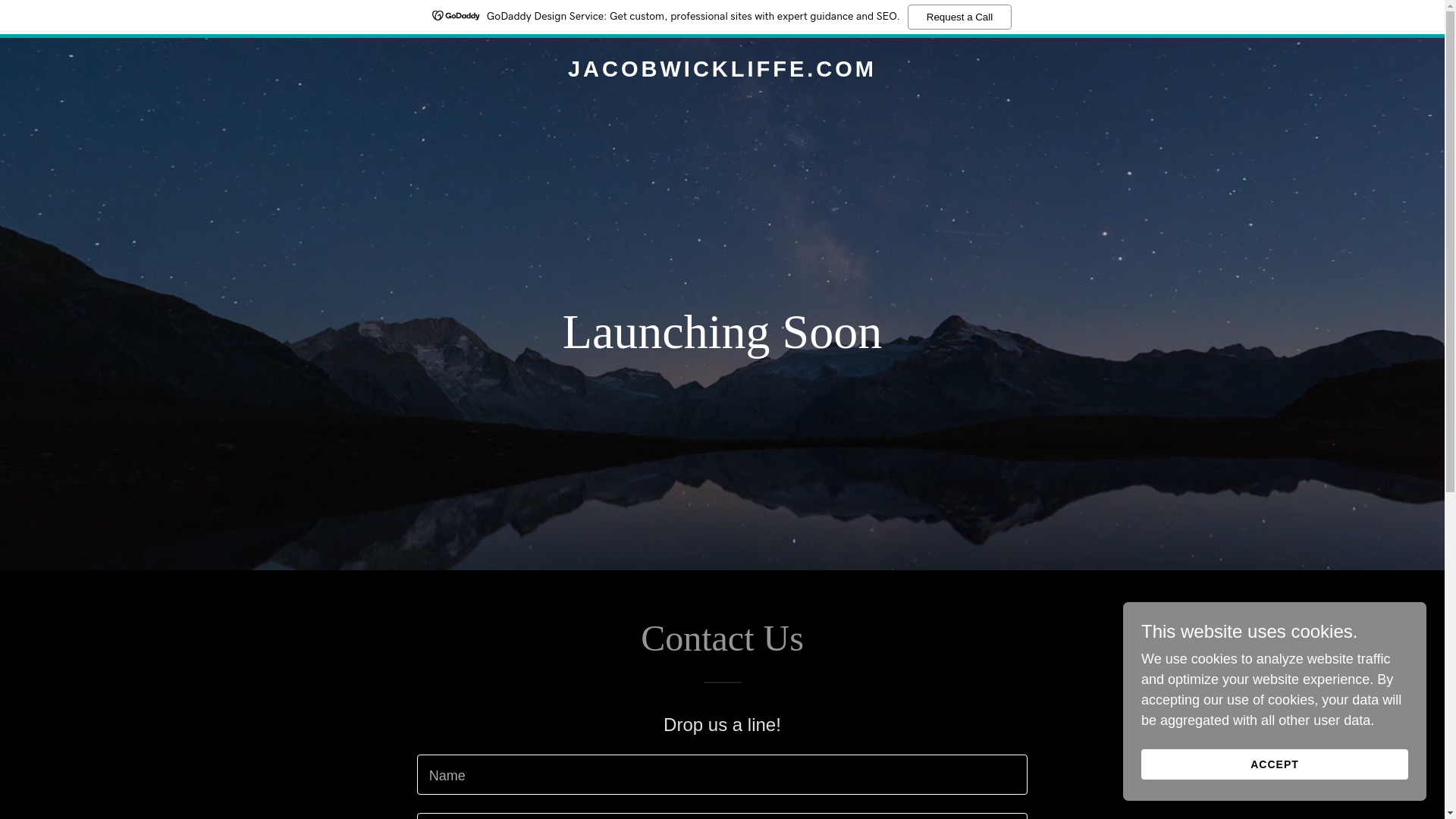 website screenshot of https://jacobwickliffe.com/