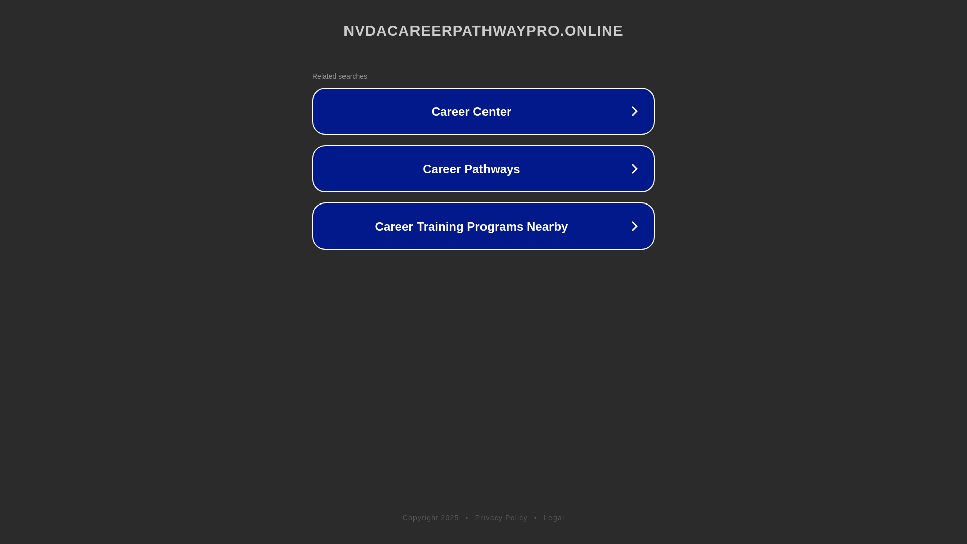 website screenshot of https://nvdacareerpathwaypro.online/