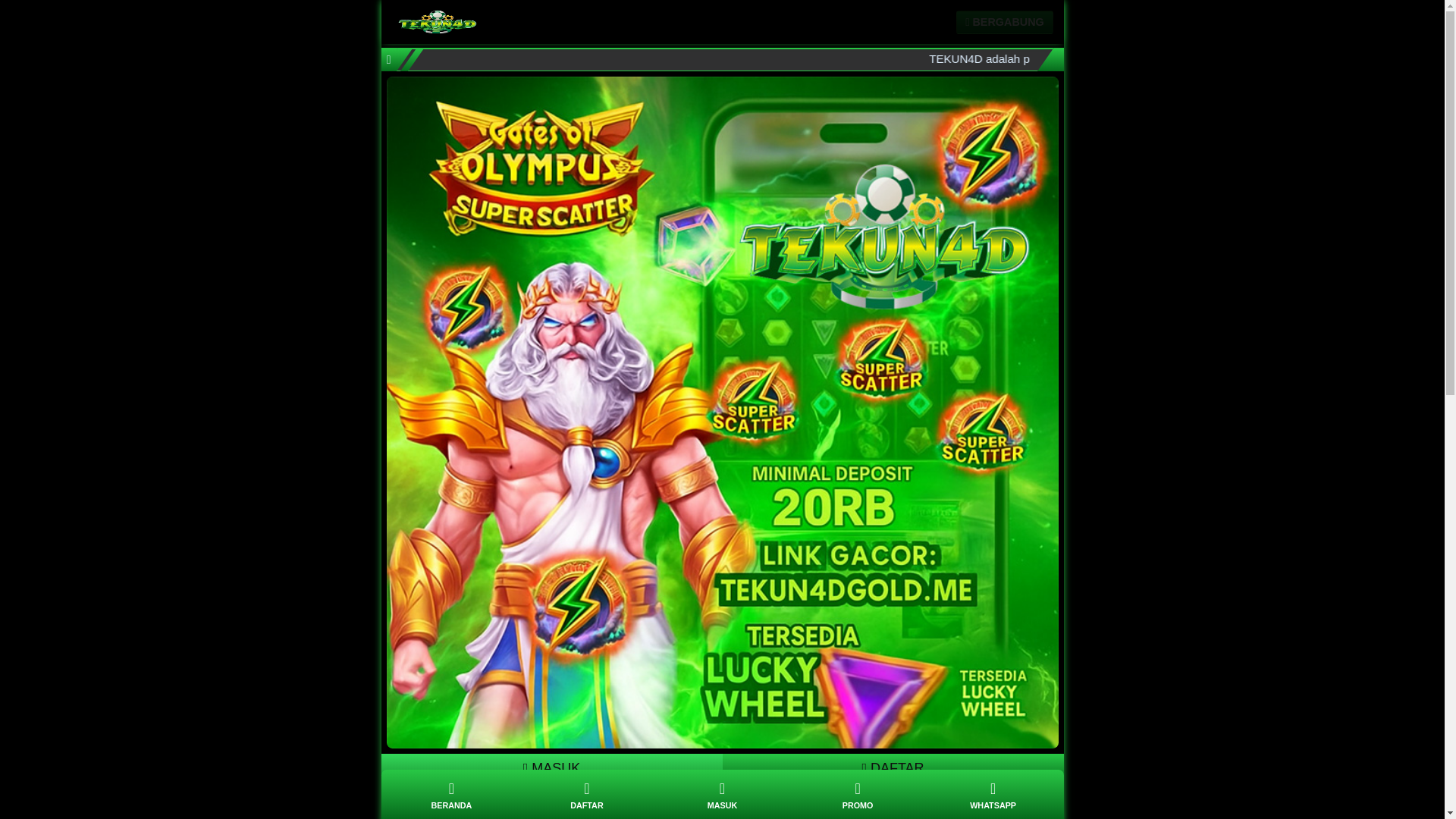website screenshot of https://tekun4dxyz.pages.dev/