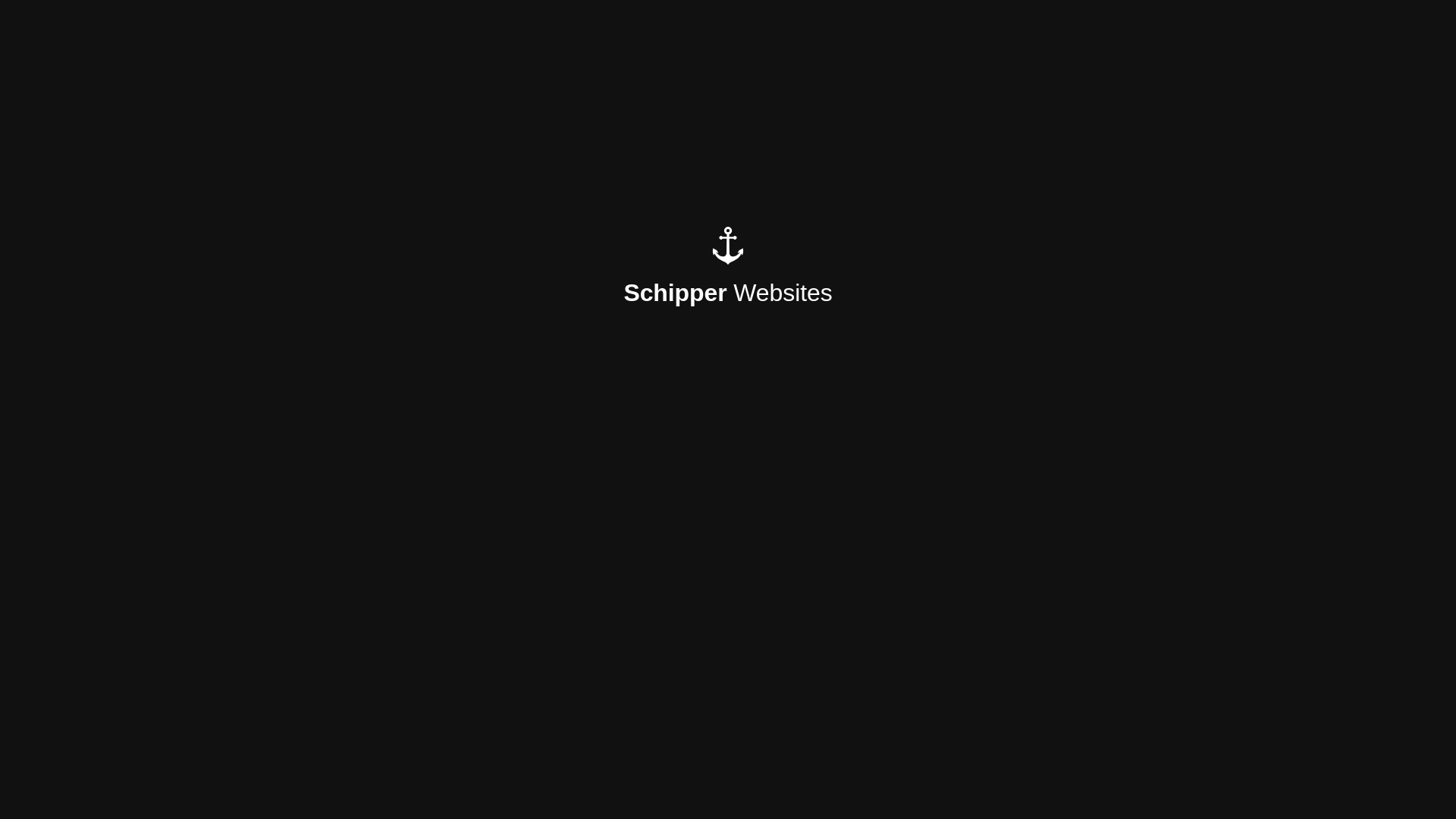 website screenshot of https://schipperwebsites.nl/
