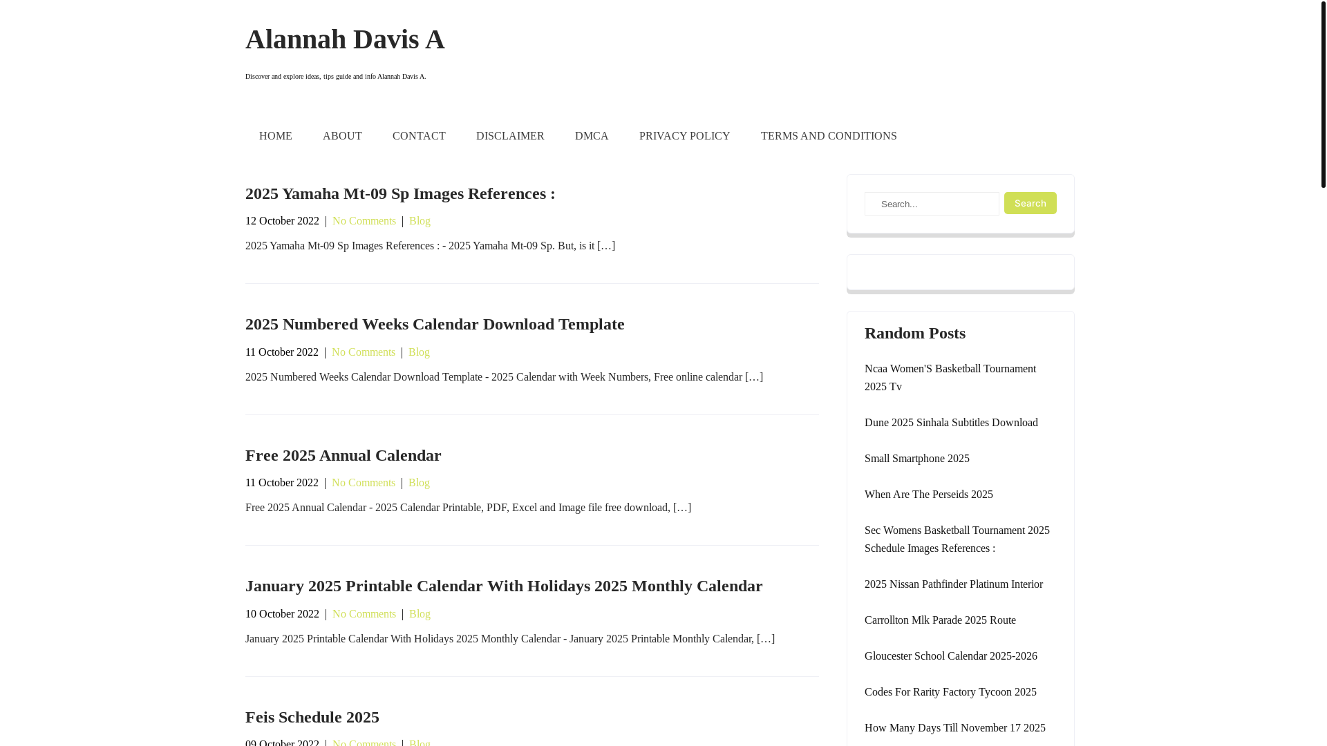 website screenshot of https://alannahdavisa.pages.dev/
