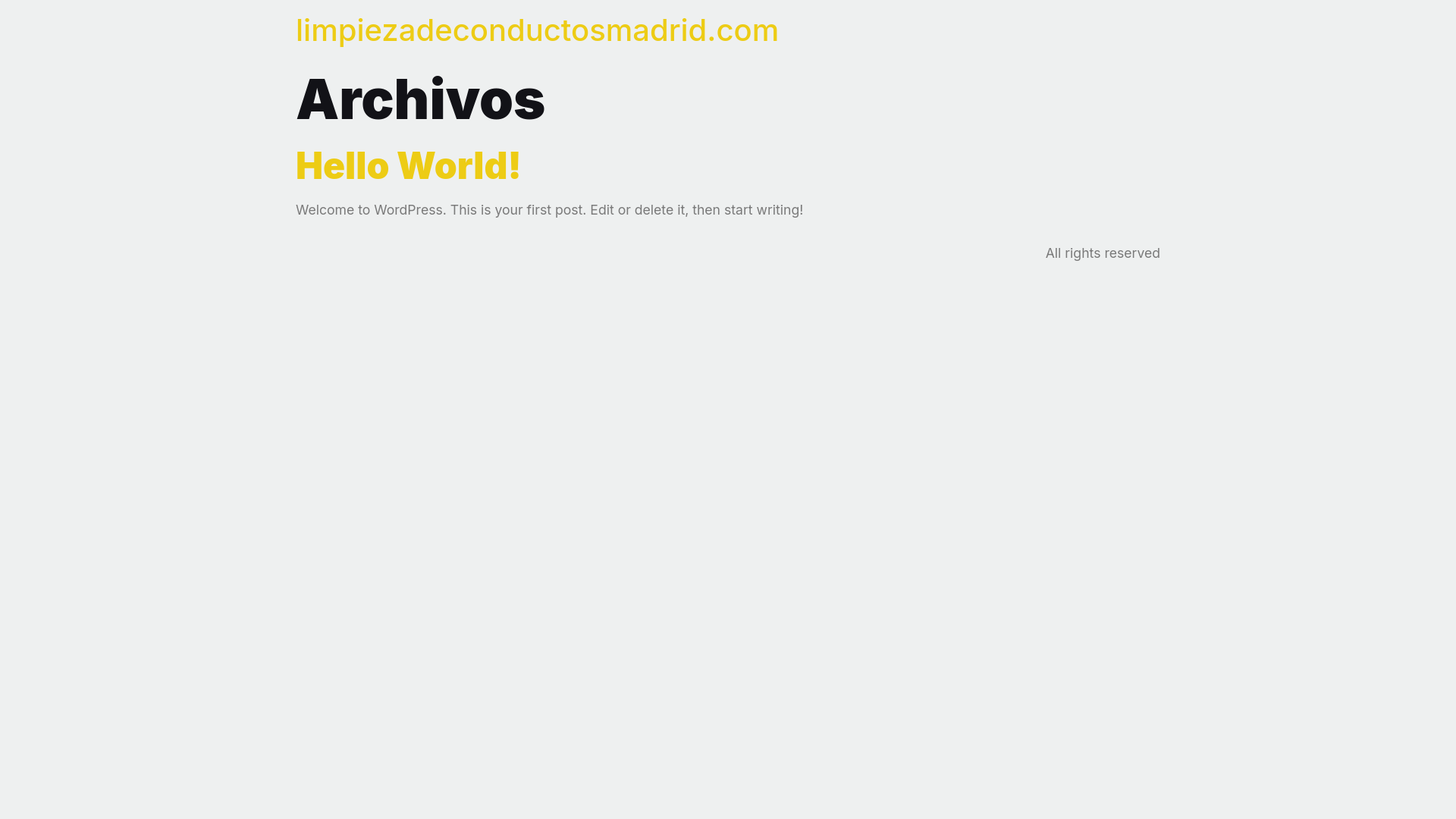 website screenshot of https://limpiezadeconductosmadrid.com/