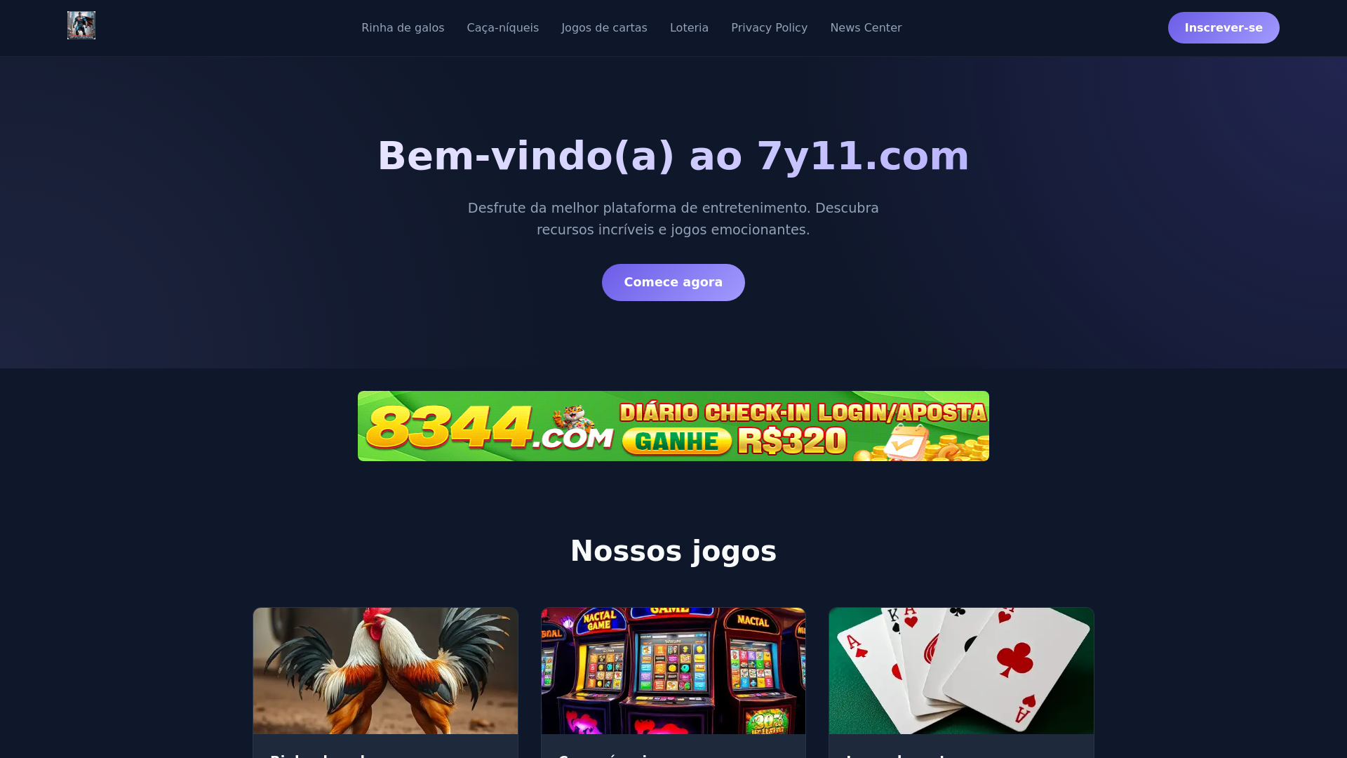 website screenshot of https://7y11slot.com/