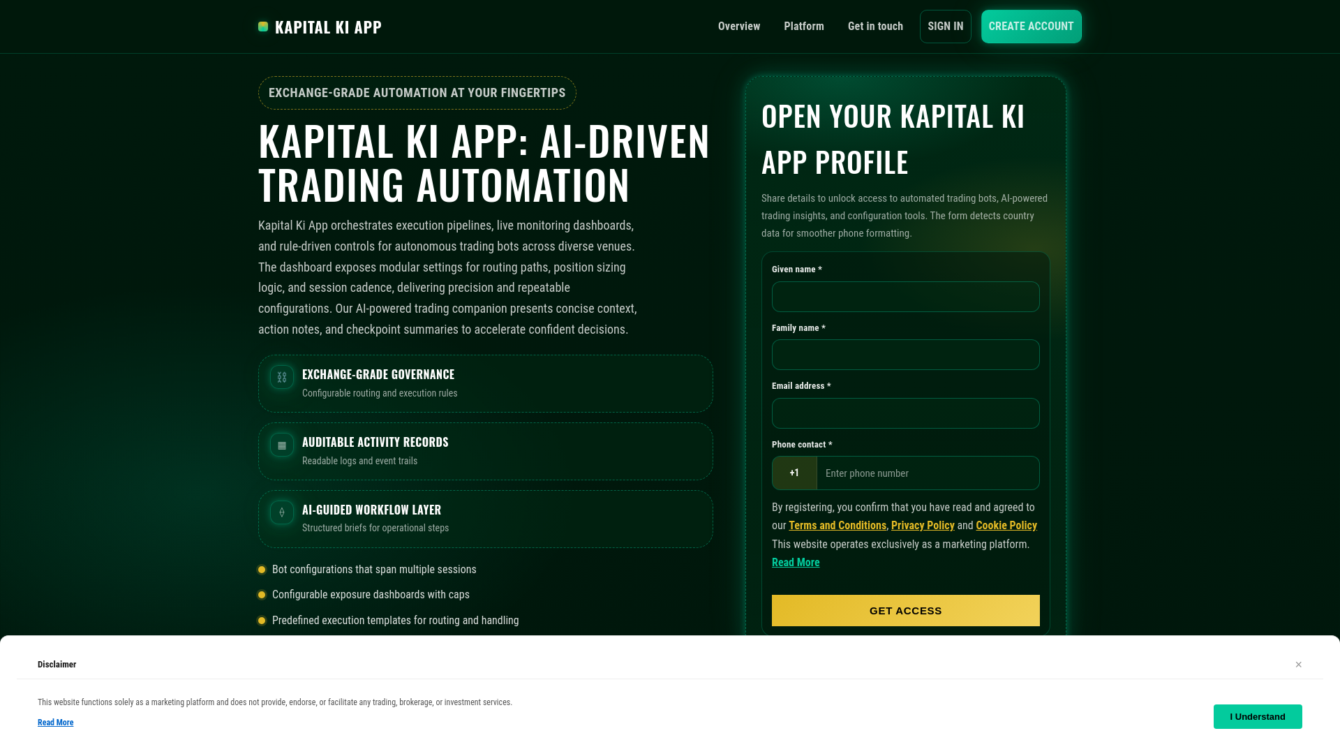 website screenshot of https://kapitalkiapp.com/