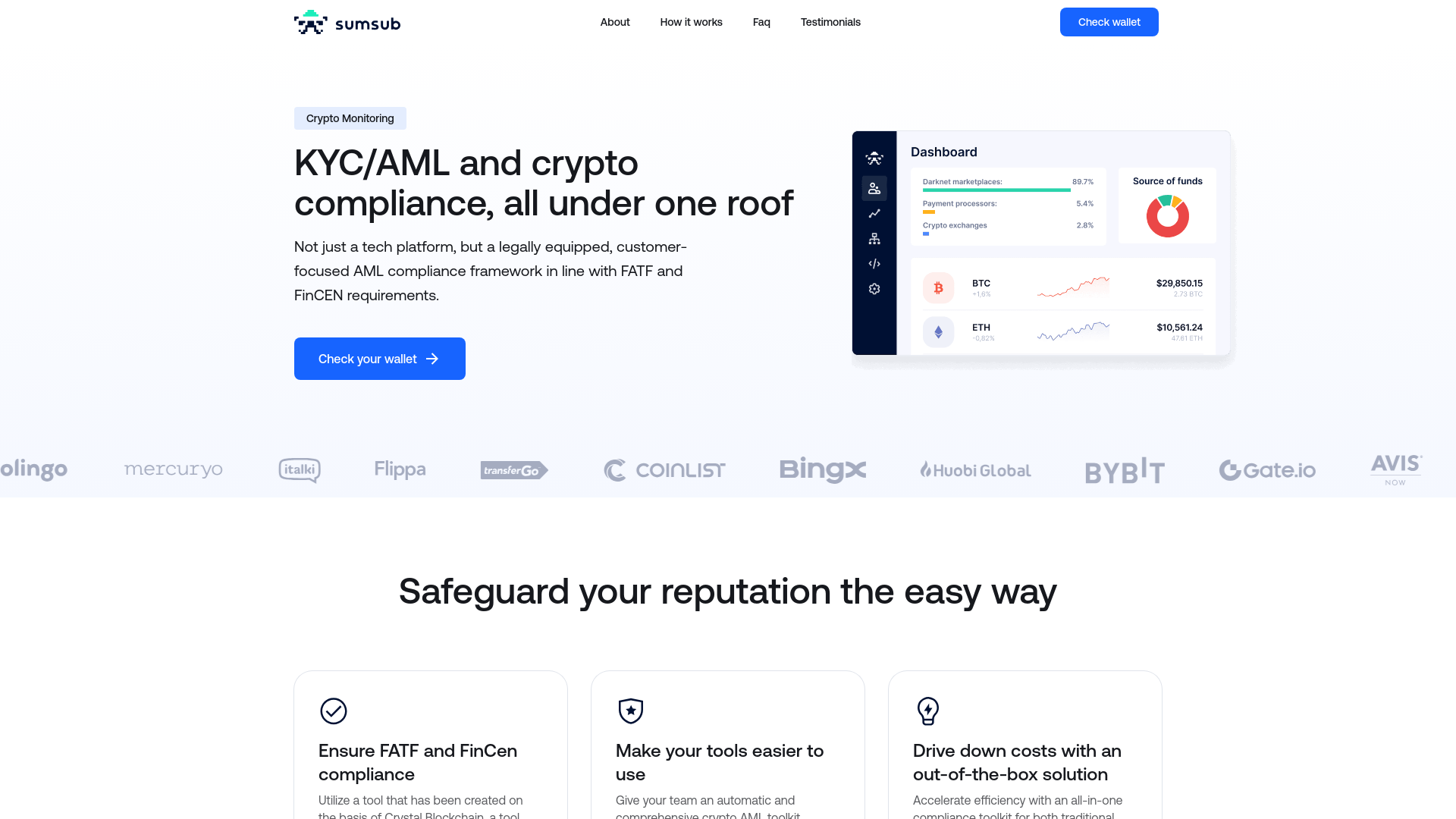 website screenshot of https://coin-scan.net