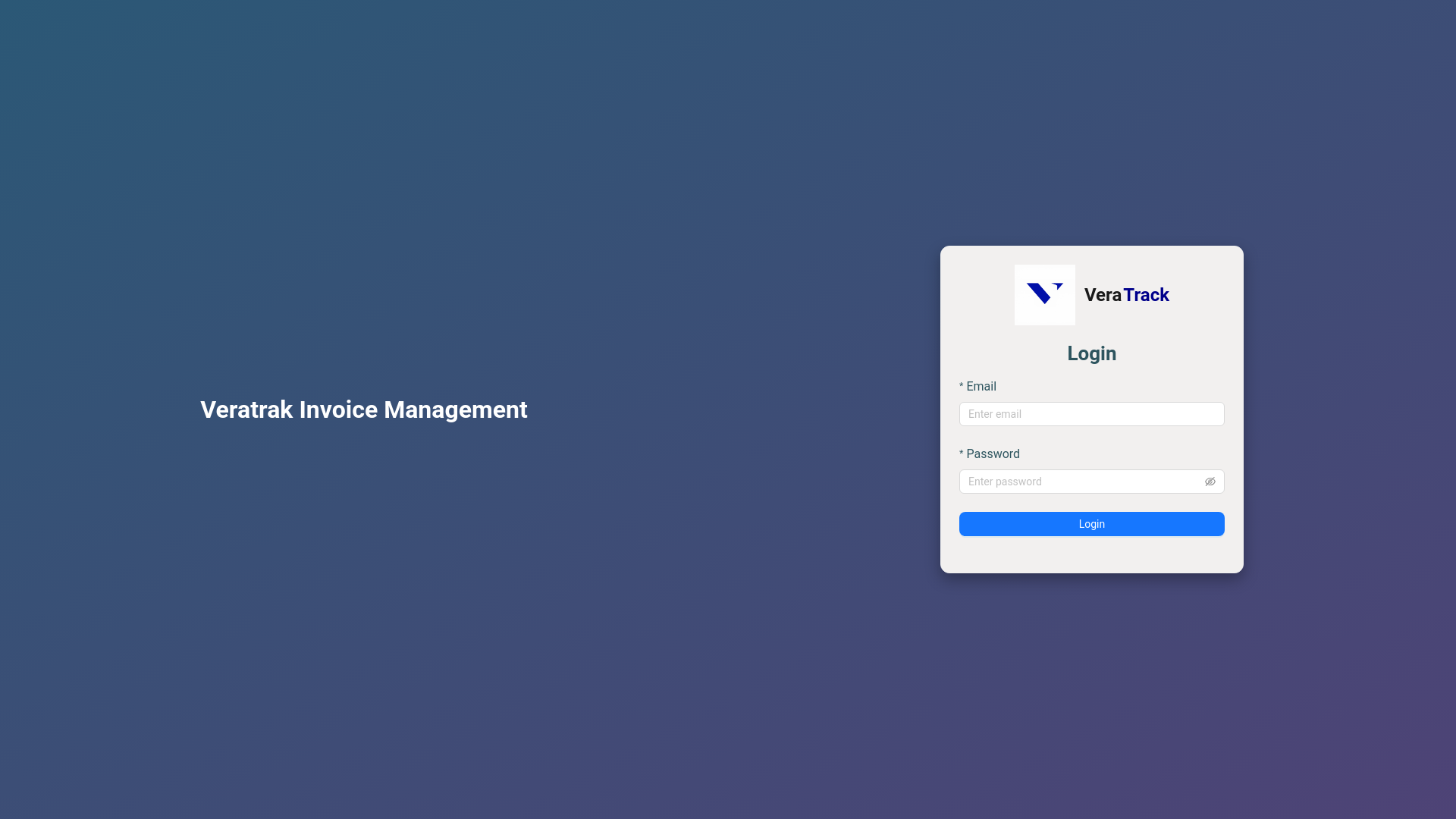 website screenshot of https://veratrack-invoice.pages.dev/