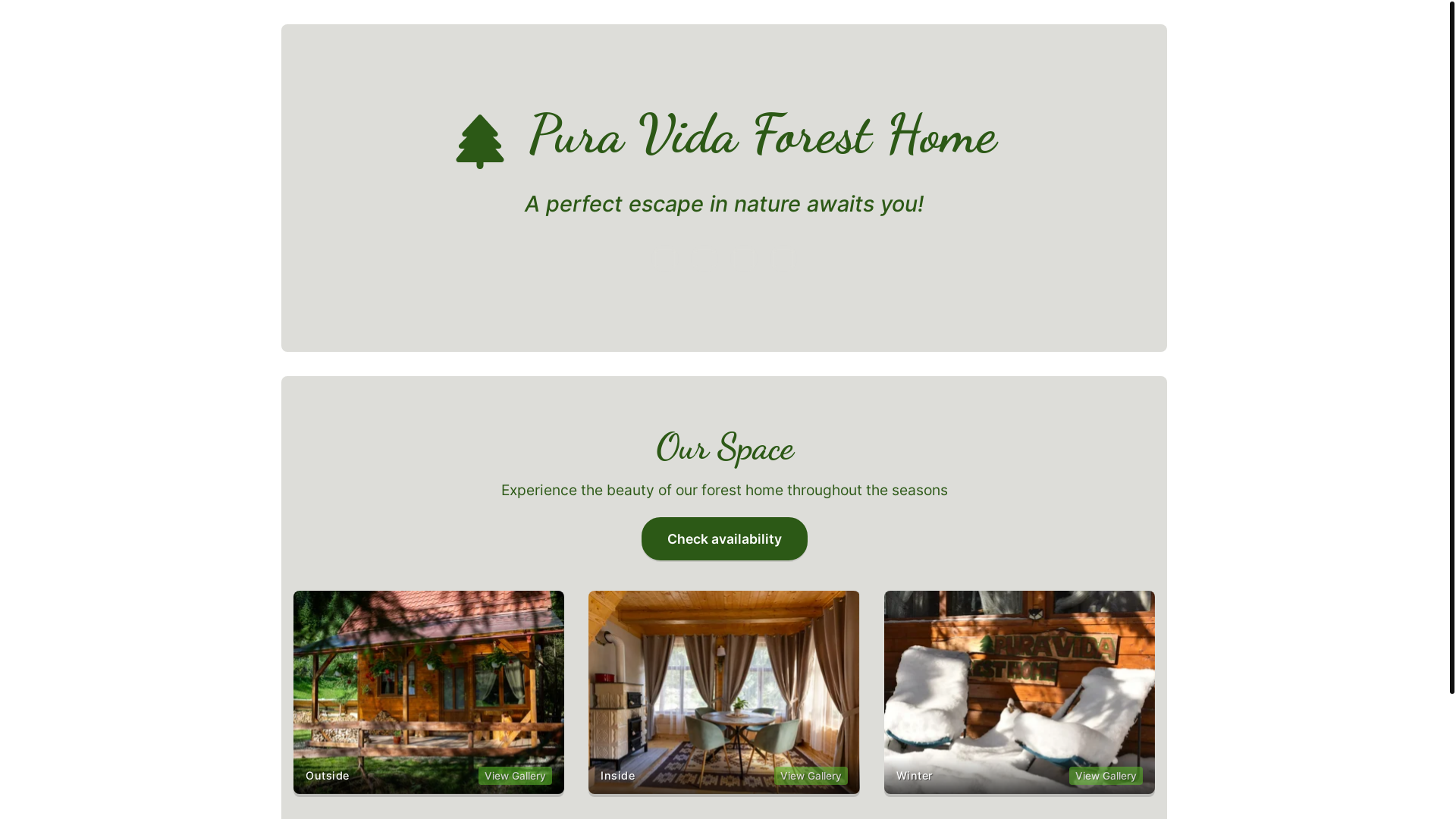 website screenshot of https://puravida-astro.pages.dev/