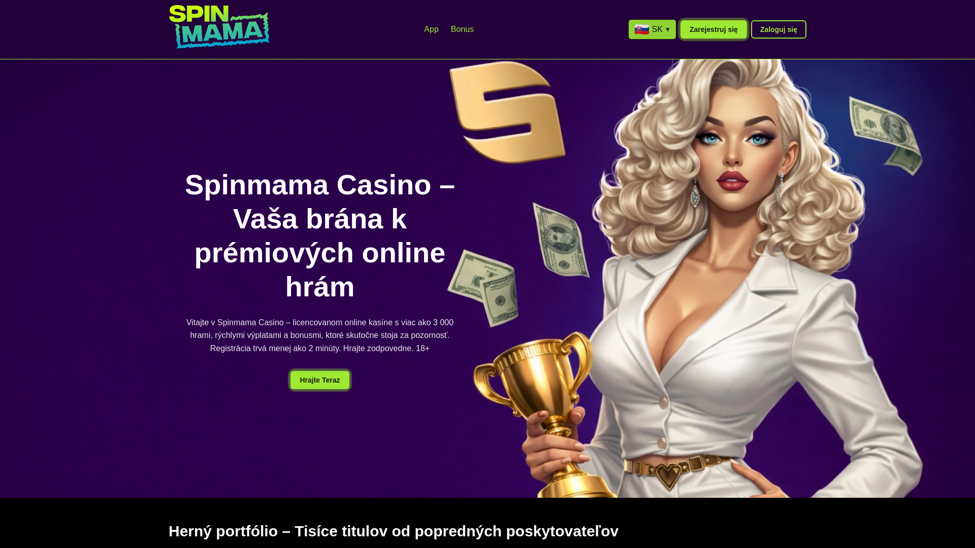 website screenshot of https://spinmamask.com/