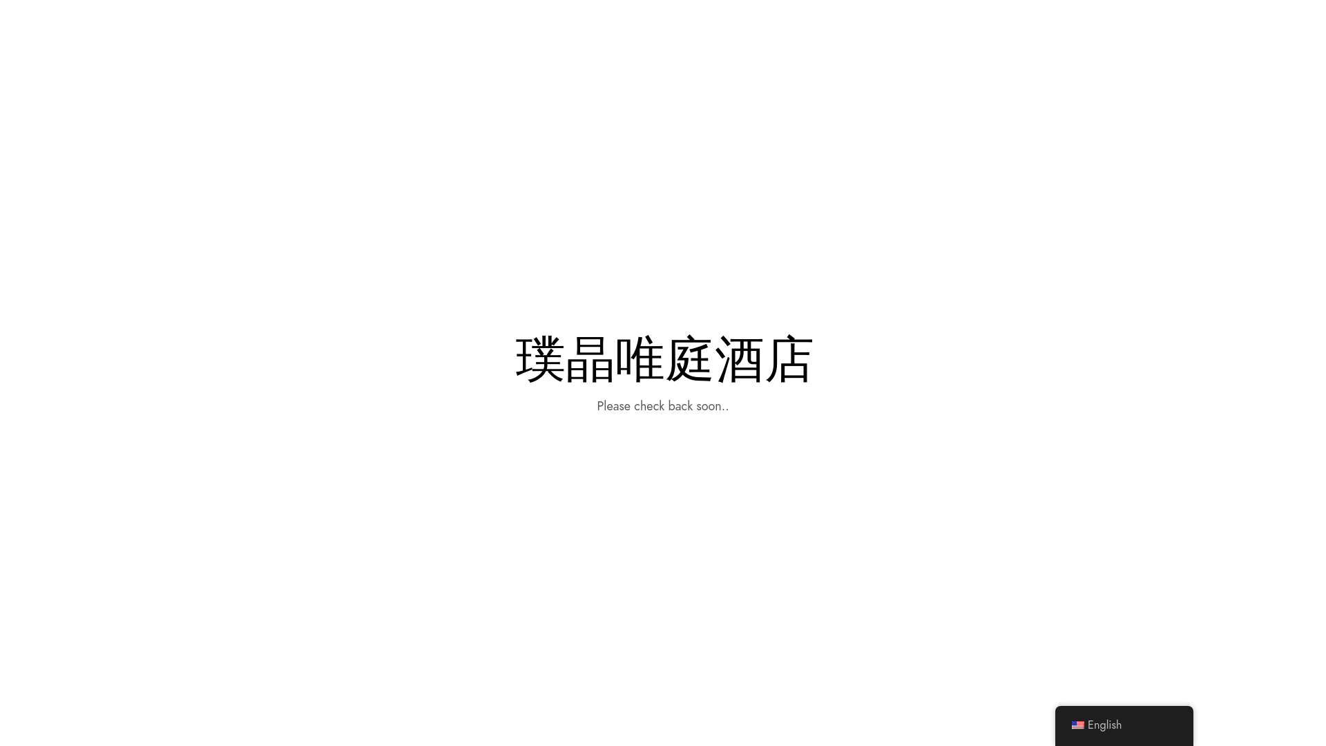 website screenshot of https://pujingwaitinghotel.com/