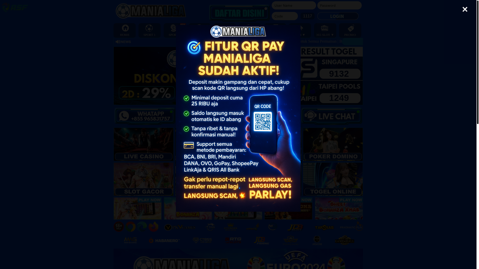 website screenshot of https://manialiga2.lol/