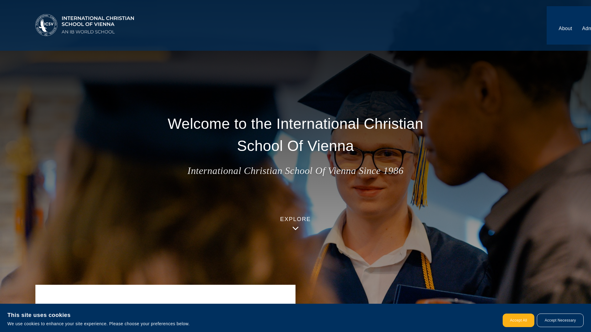 website screenshot of https://icsv.at/