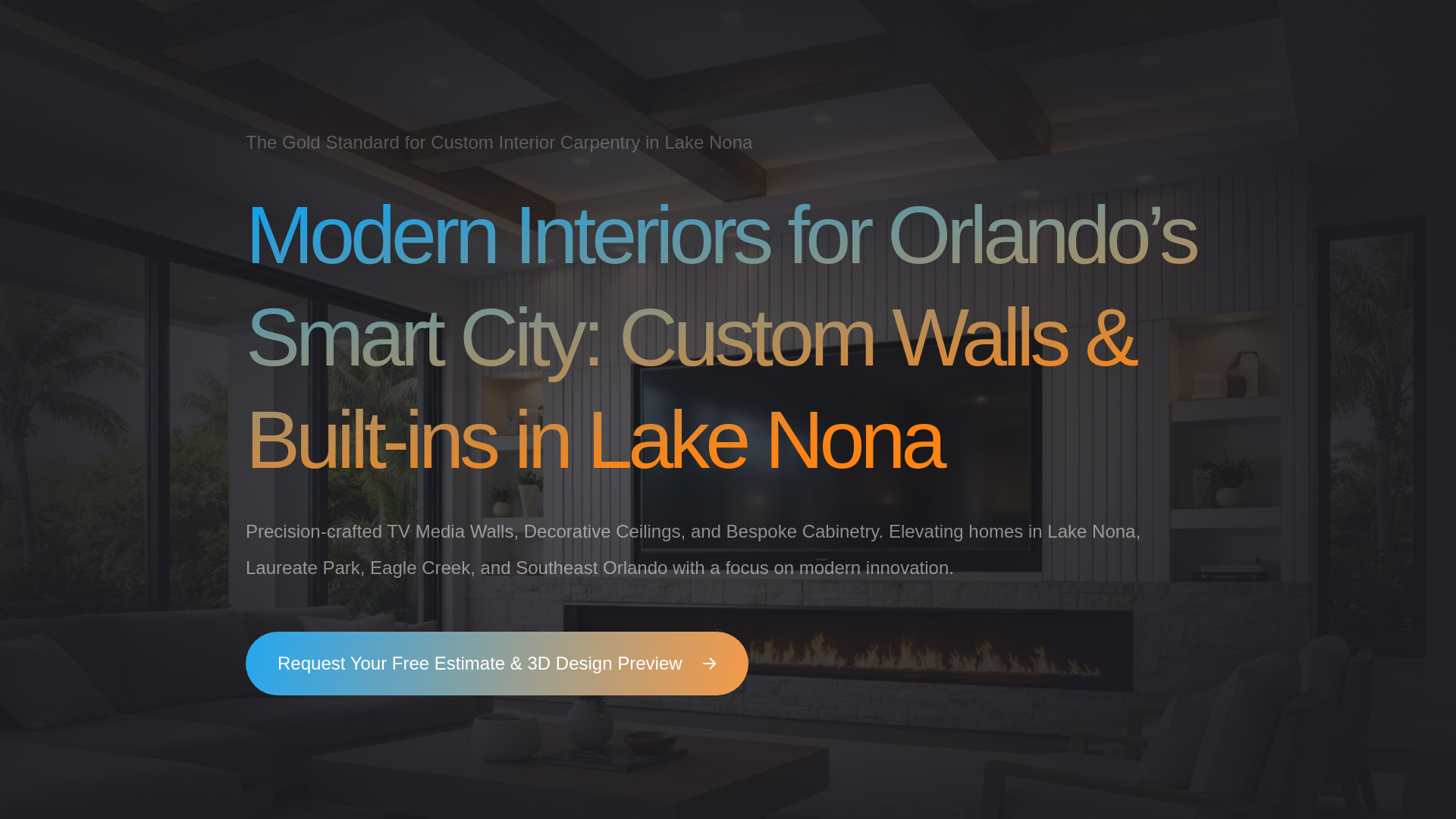 website screenshot of https://accentwallslakenona.com