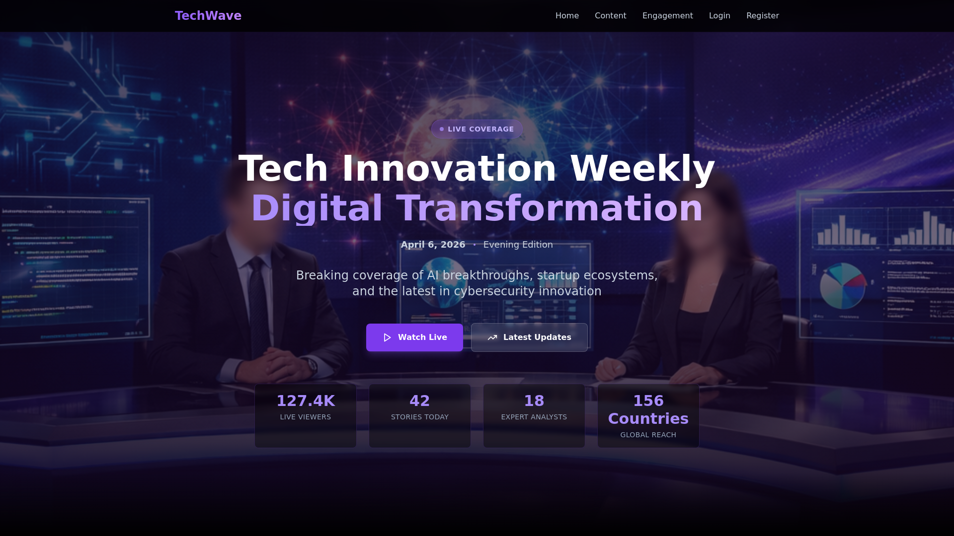 website screenshot of https://baronigrid.digital