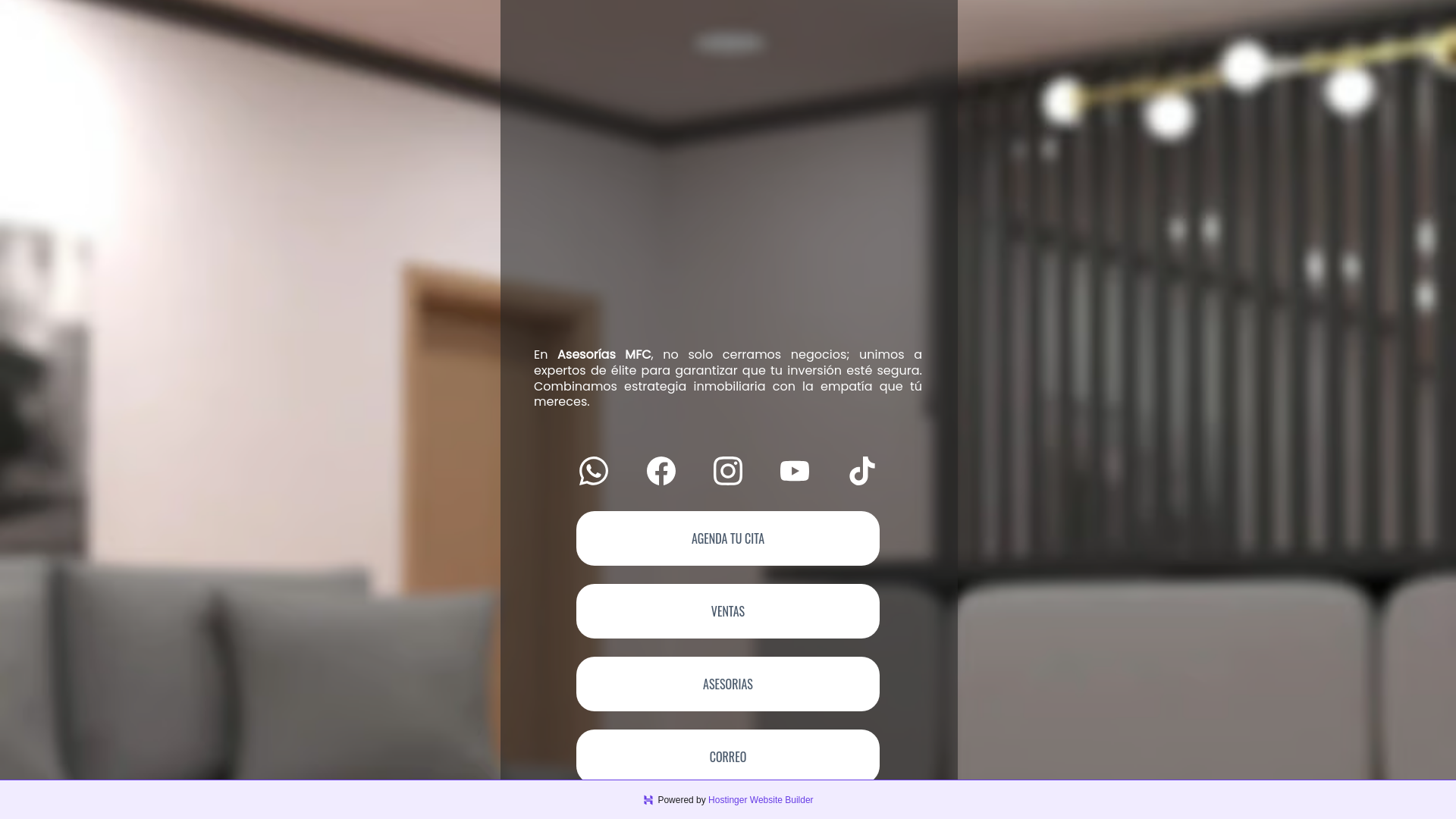 website screenshot of https://asesoriasmfc.com/