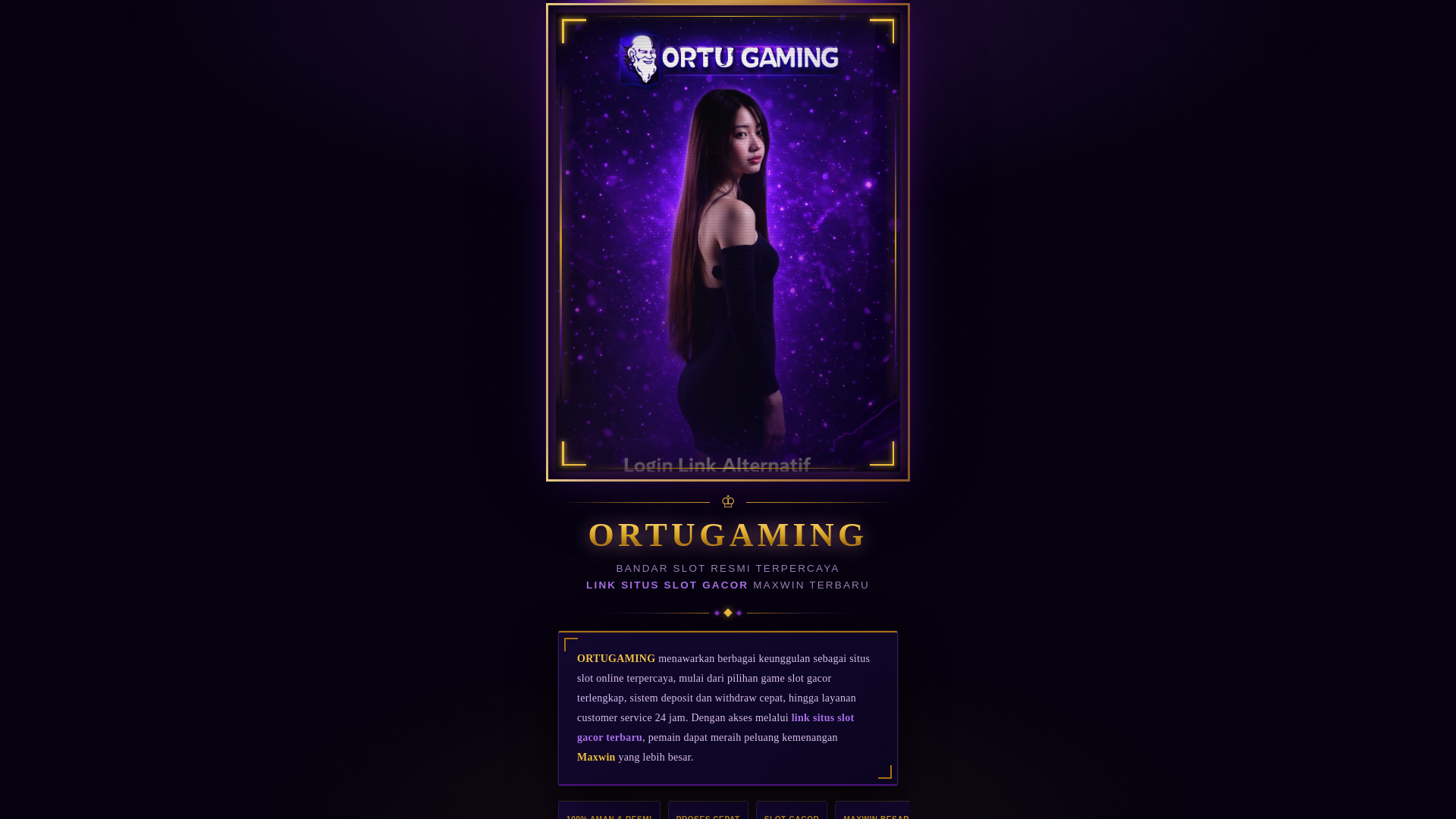 website screenshot of https://ortugaming.pages.dev/