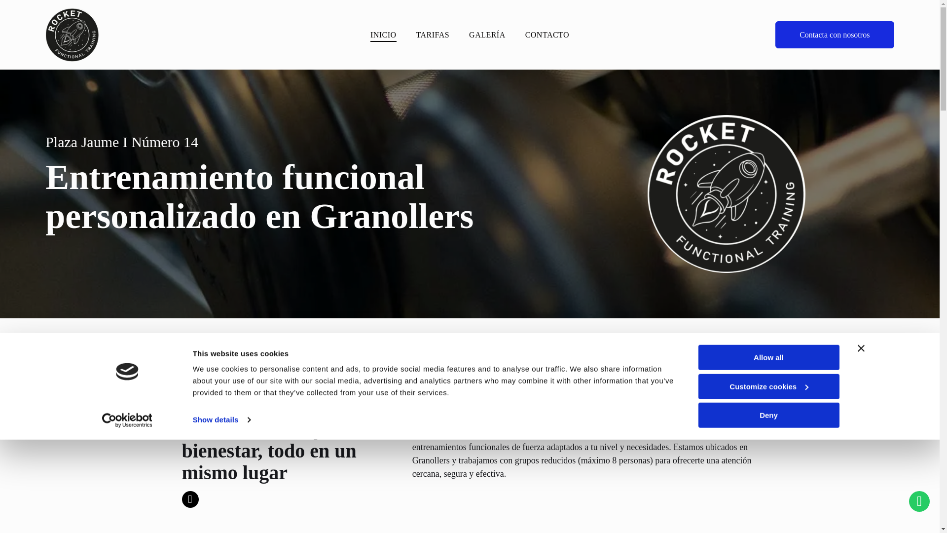 website screenshot of https://rocketfunctionaltraining.com/