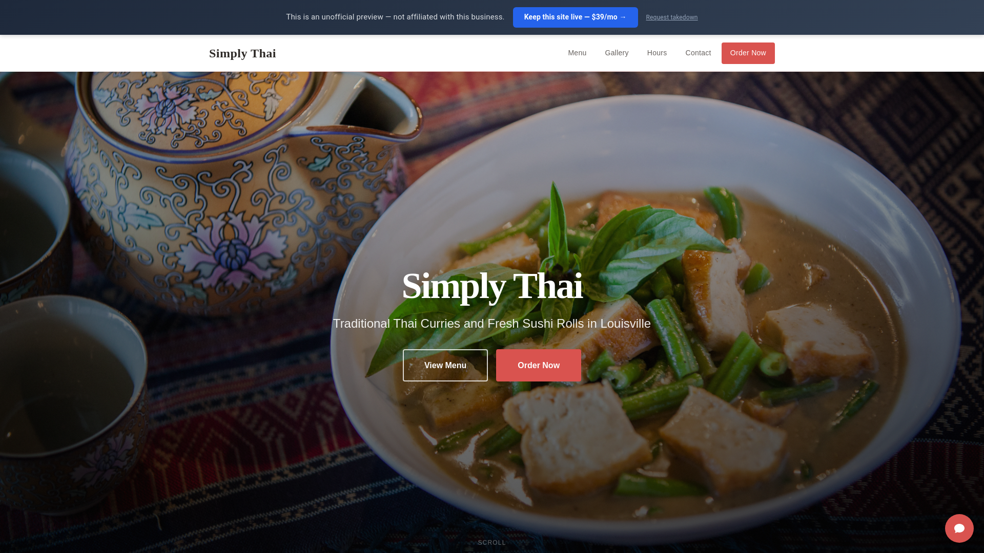 website screenshot of https://simply-thai-louisville.pages.dev/