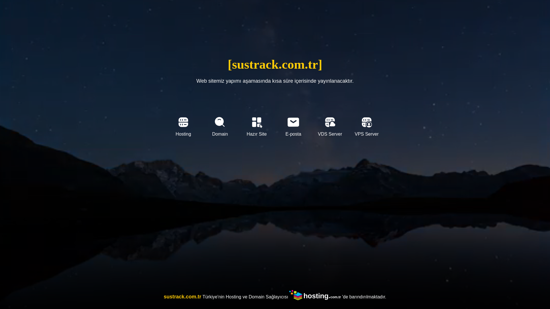 website screenshot of https://sustrack.com.tr/
