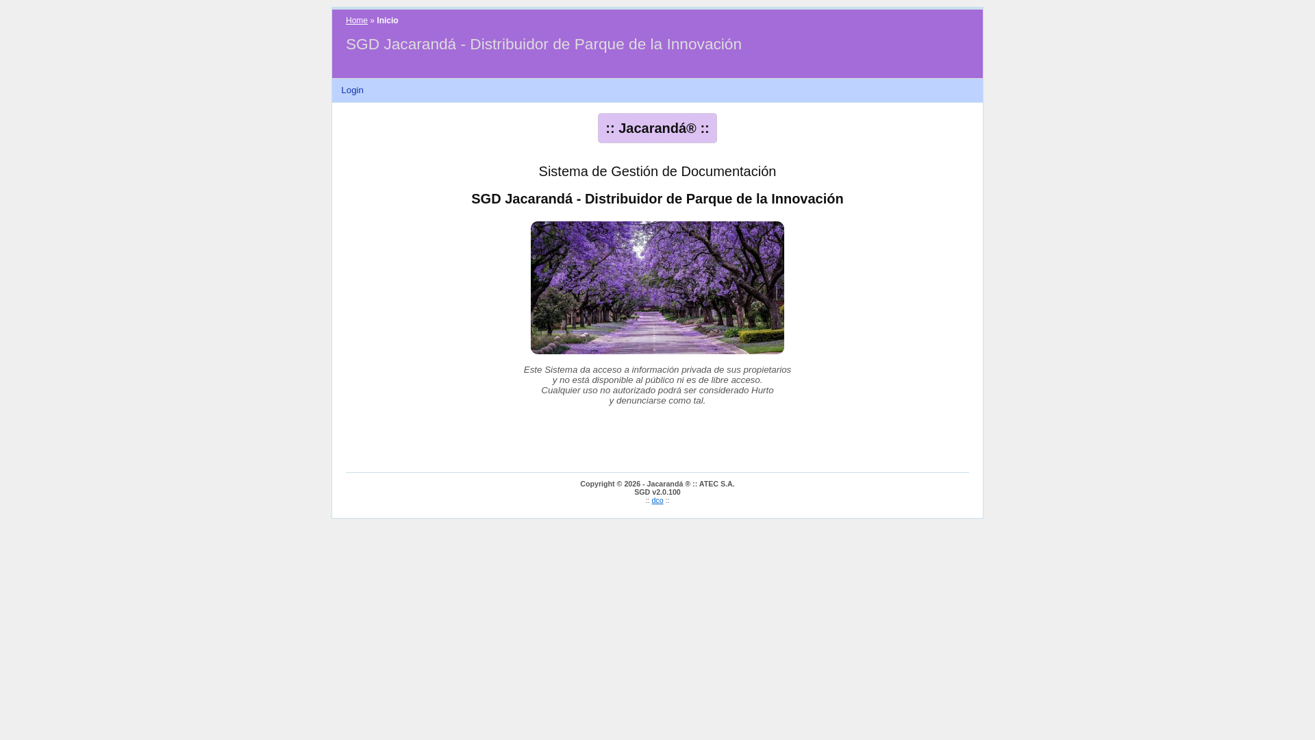 website screenshot of https://dpi.sgd.com.ar/