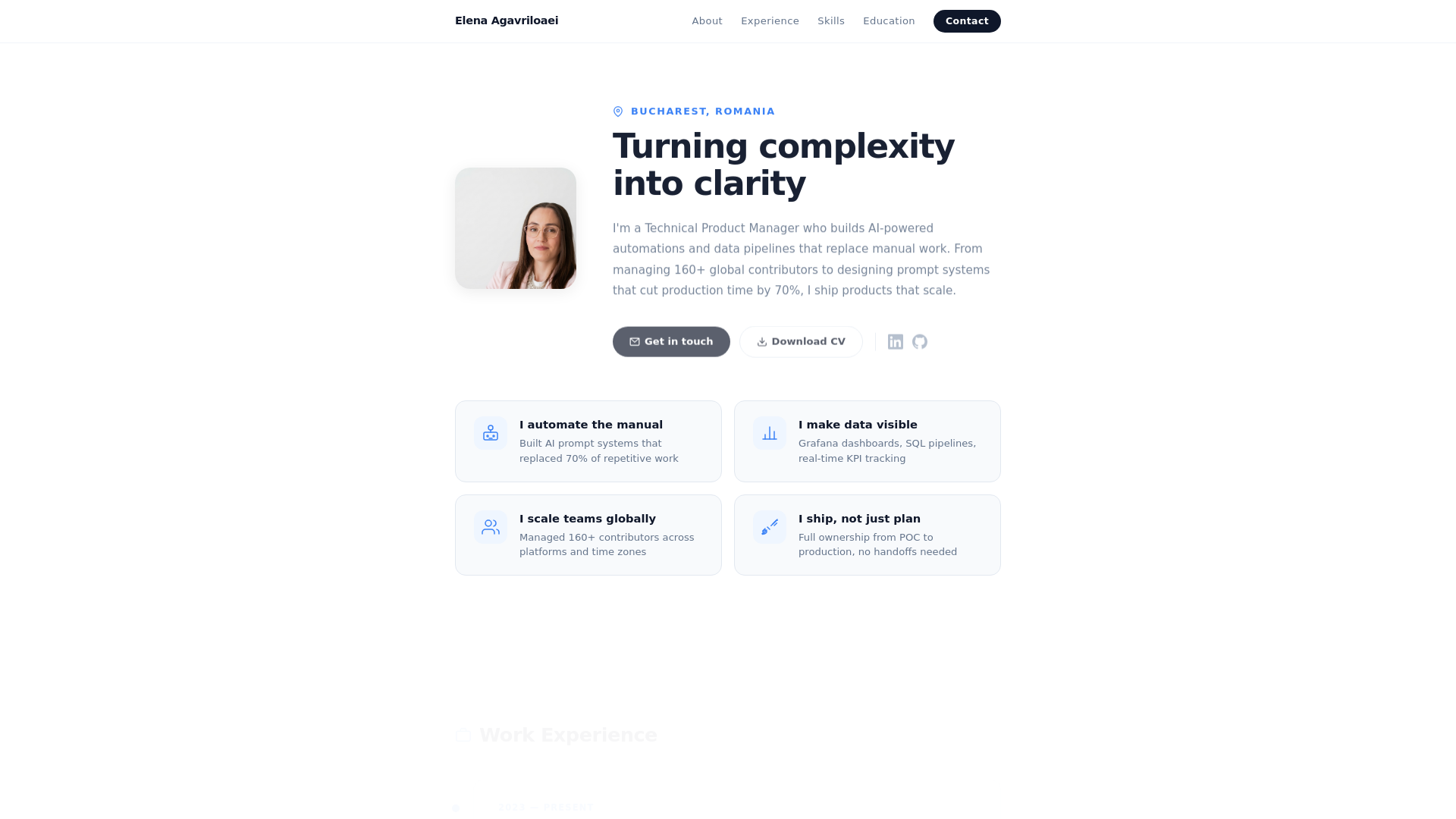 website screenshot of https://elena-agav-ro.pages.dev/
