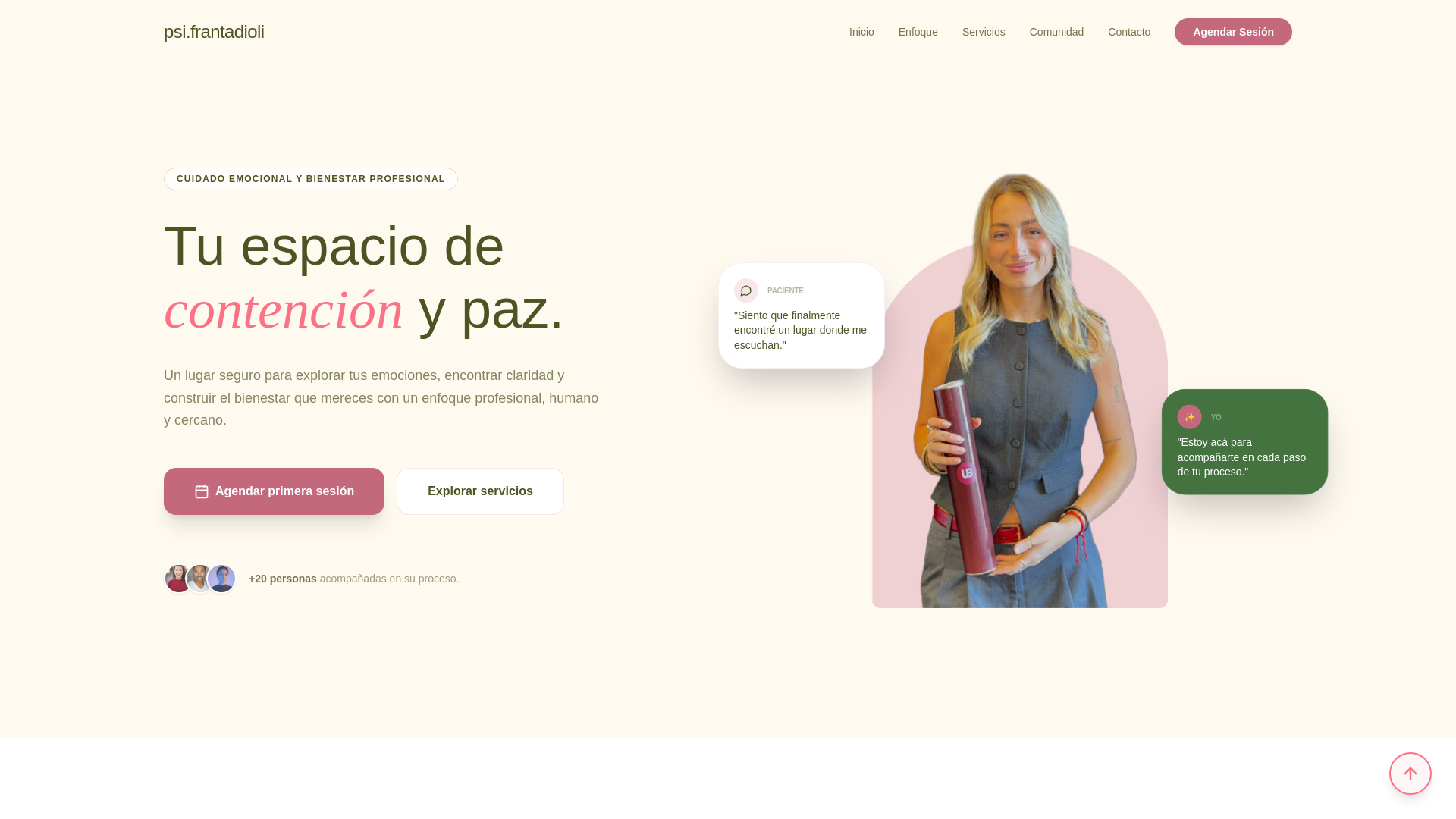 website screenshot of https://psifrantadioli.com/