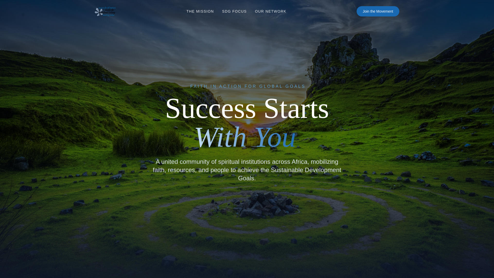 website screenshot of https://sfan.org.za/