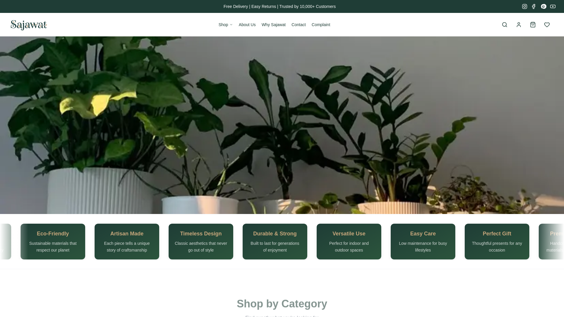 website screenshot of https://sajawat-store.cloud
