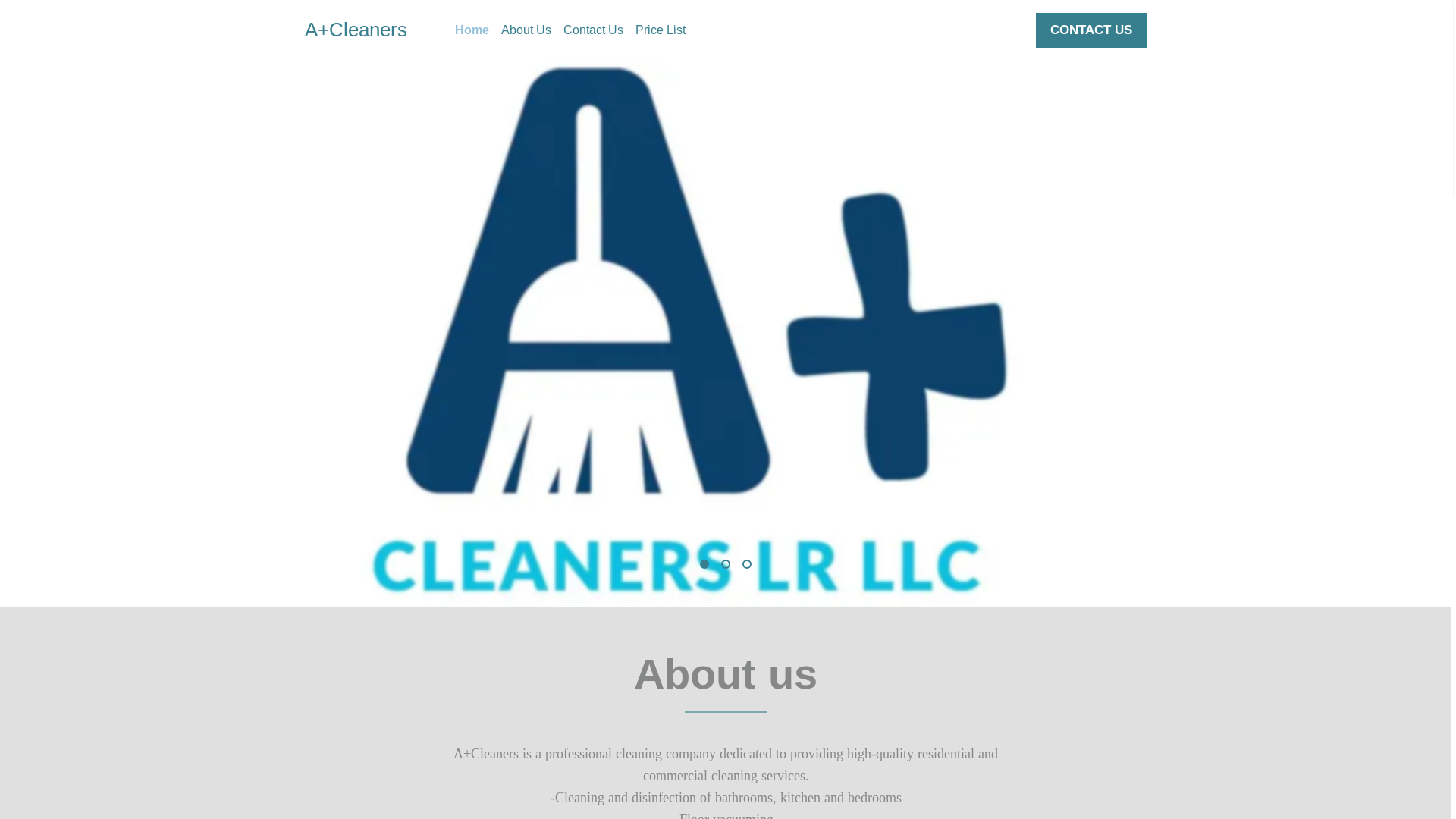 website screenshot of https://apluscleaners.chat/