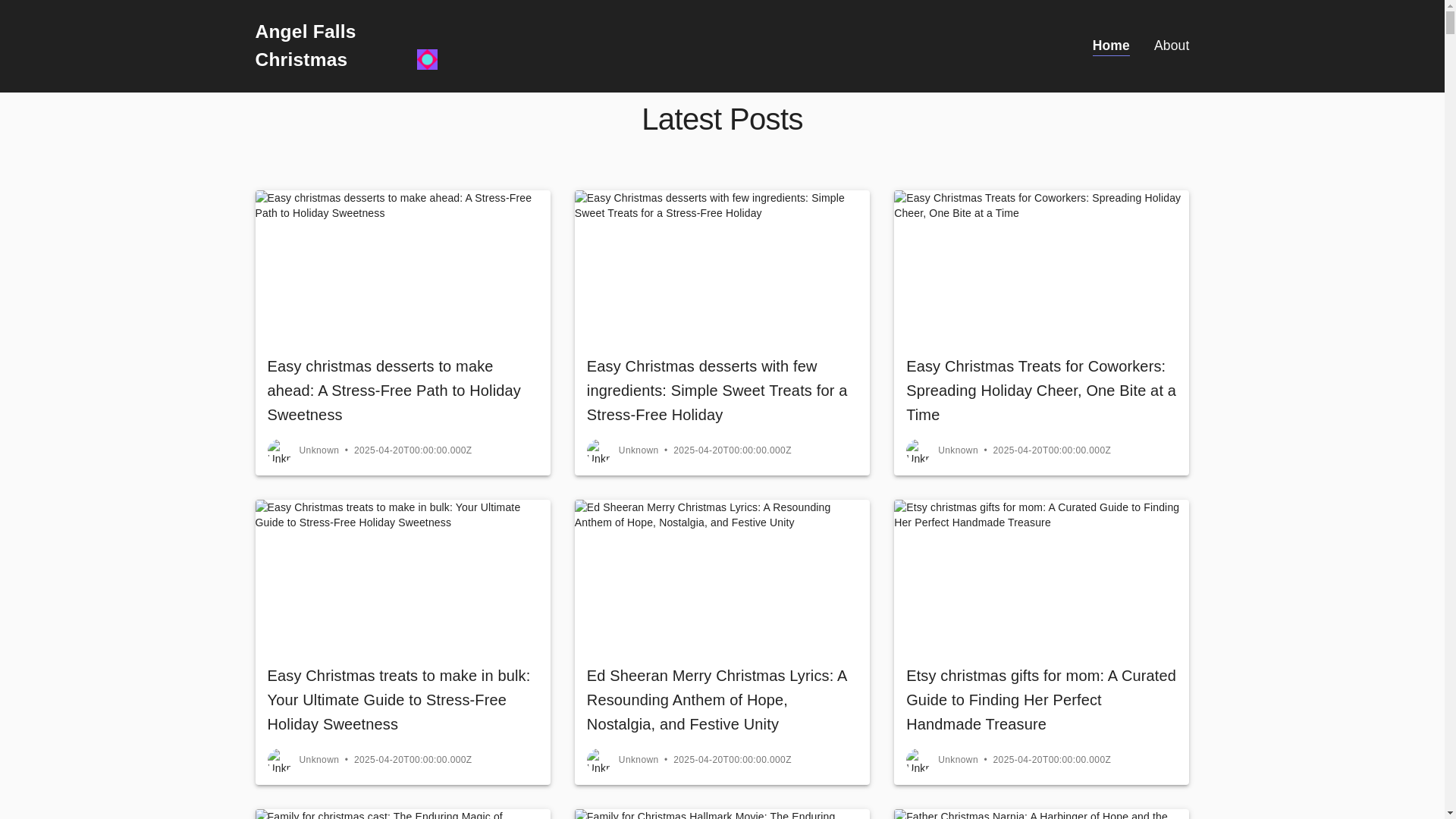 website screenshot of https://angelfallschristmas.pages.dev/