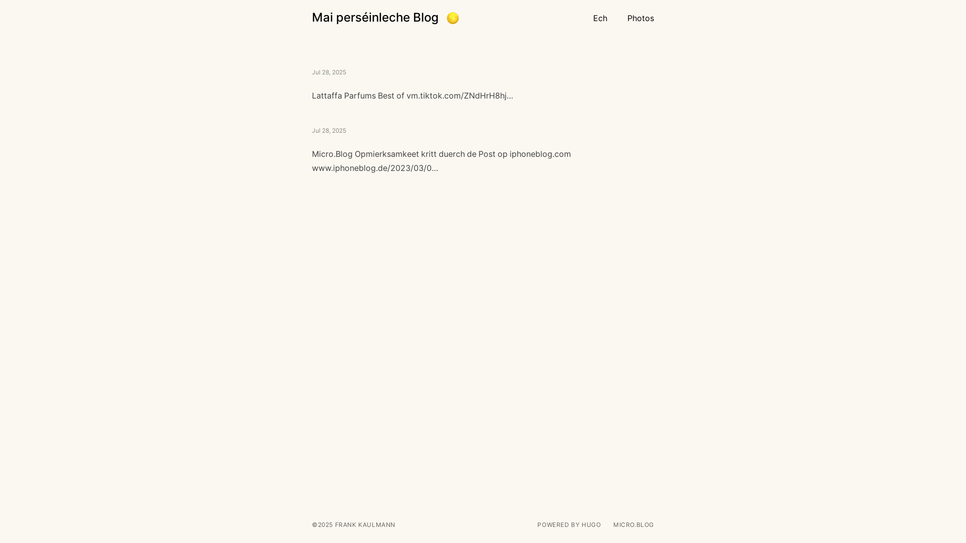 website screenshot of https://fkaulmann.com/