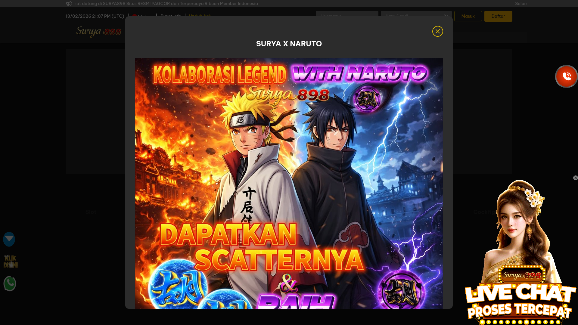 website screenshot of https://tujuhbelas-surya898link-com.pages.dev/