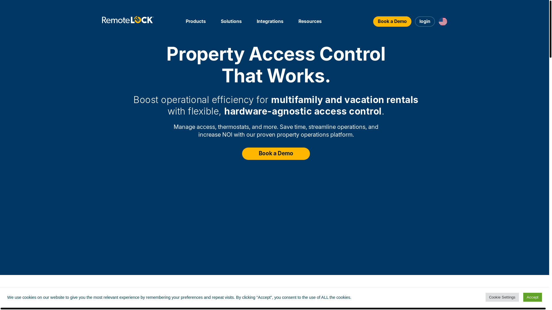 website screenshot of https://trustedremotelock.com/