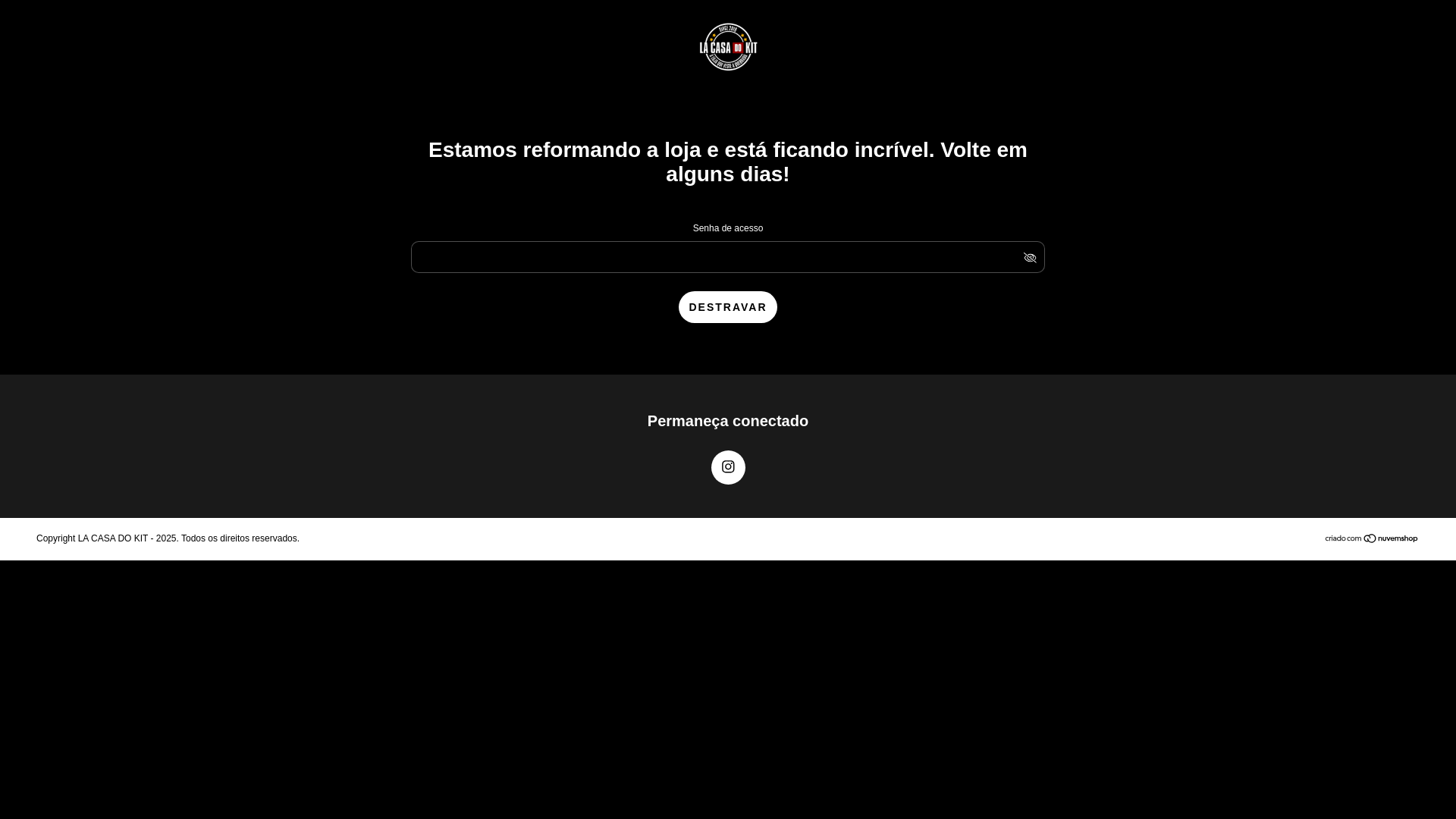 website screenshot of https://lacasadokit.com.br/
