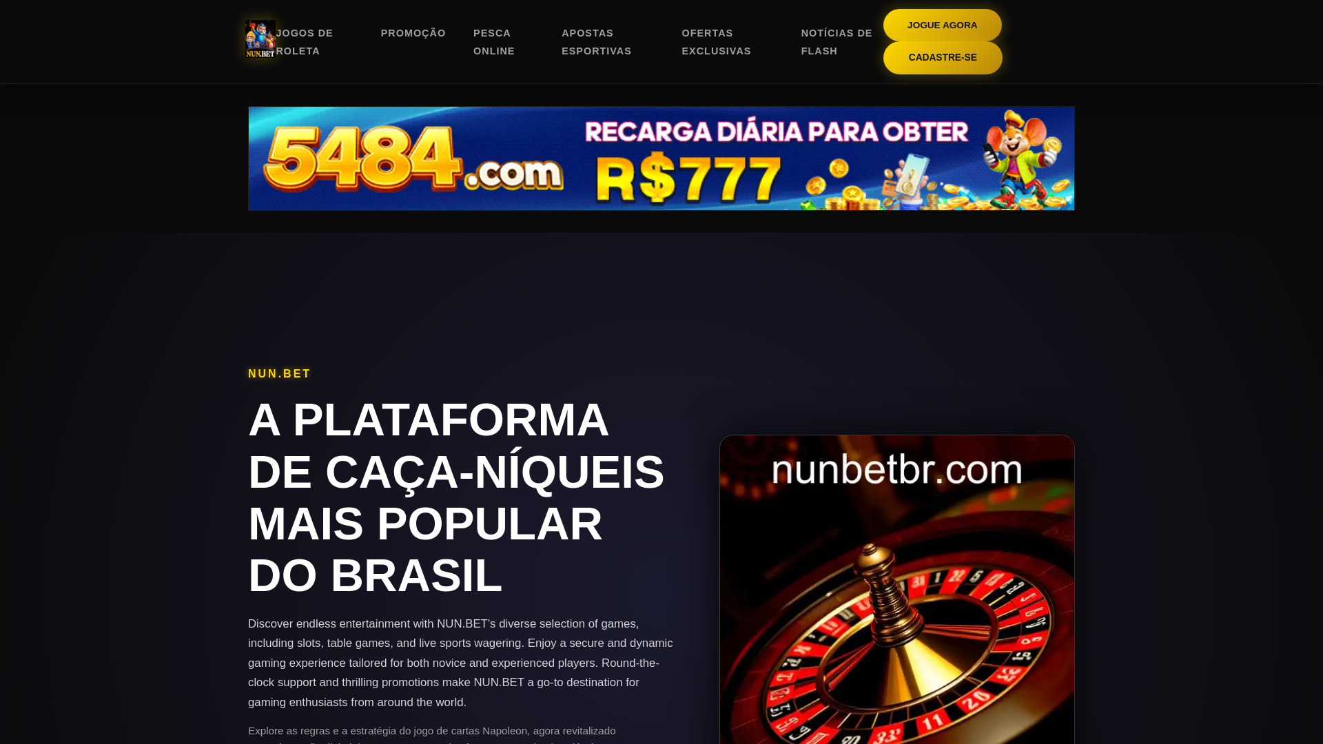 website screenshot of https://nunbetbr.com/