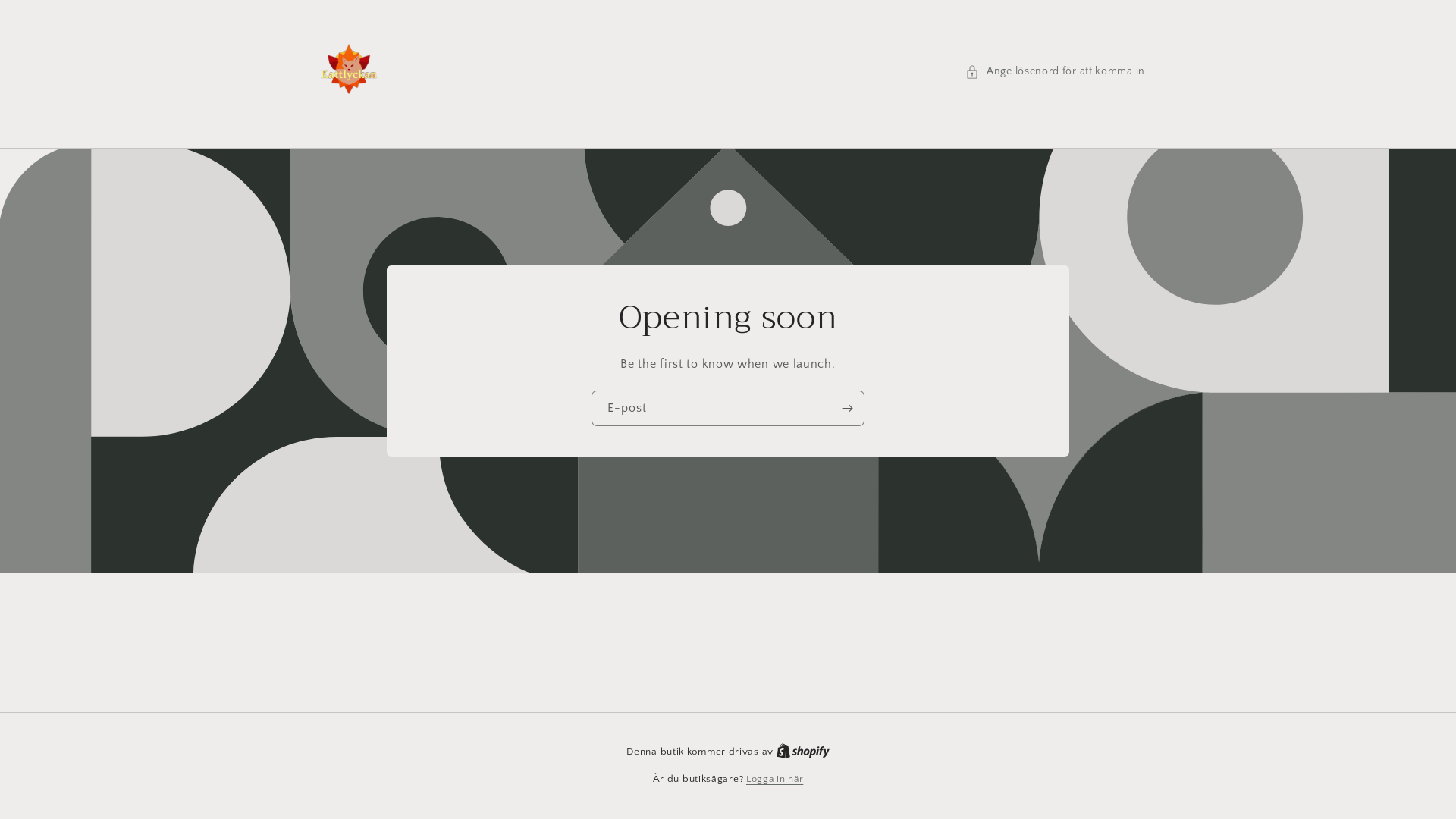 website screenshot of https://kattlyckan.store/