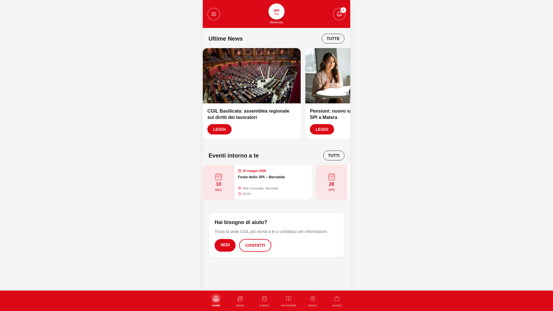 website screenshot of https://spicgilbasilicata.com/