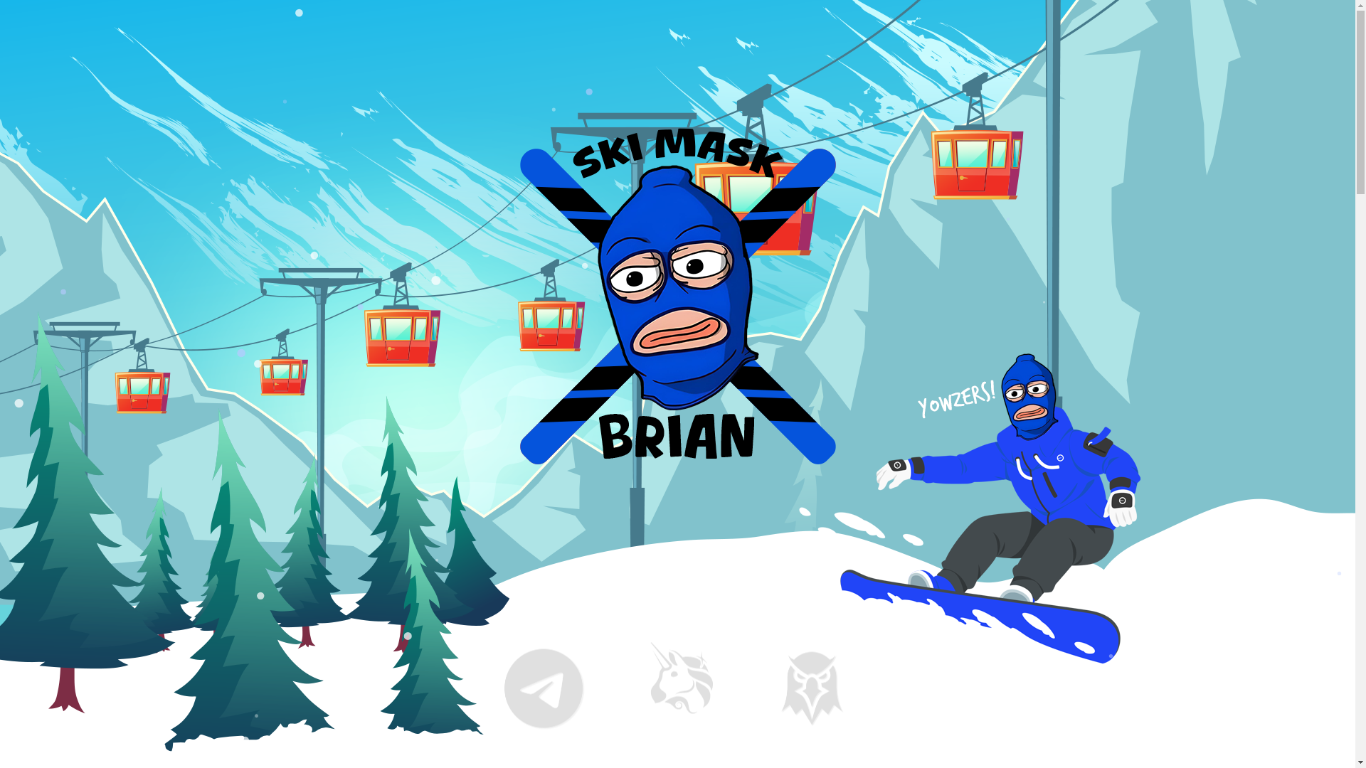 website screenshot of https://snowskibrian.xyz/