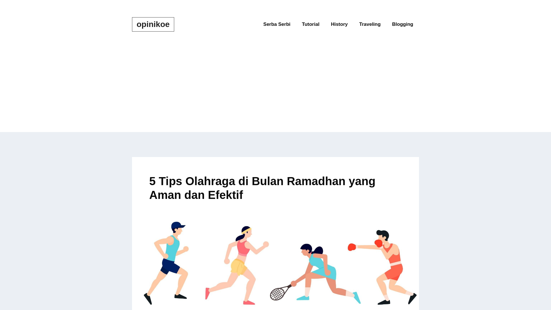 website screenshot of https://opinikoe.id