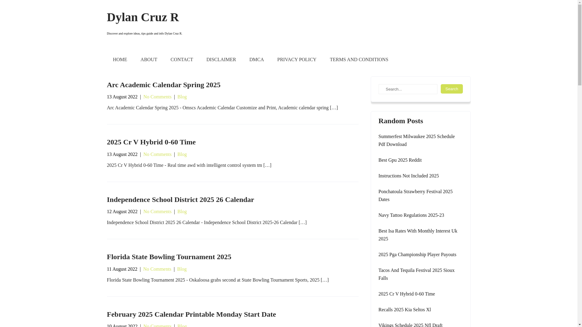 website screenshot of https://dylancruzr.pages.dev/