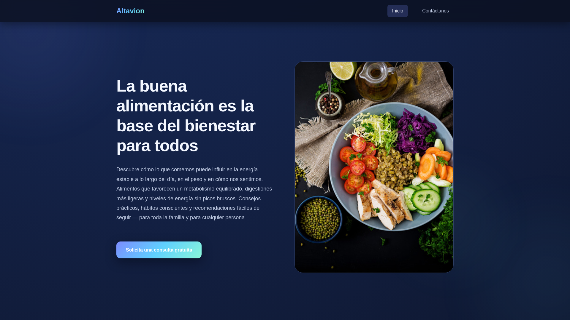 website screenshot of https://altavion.space/