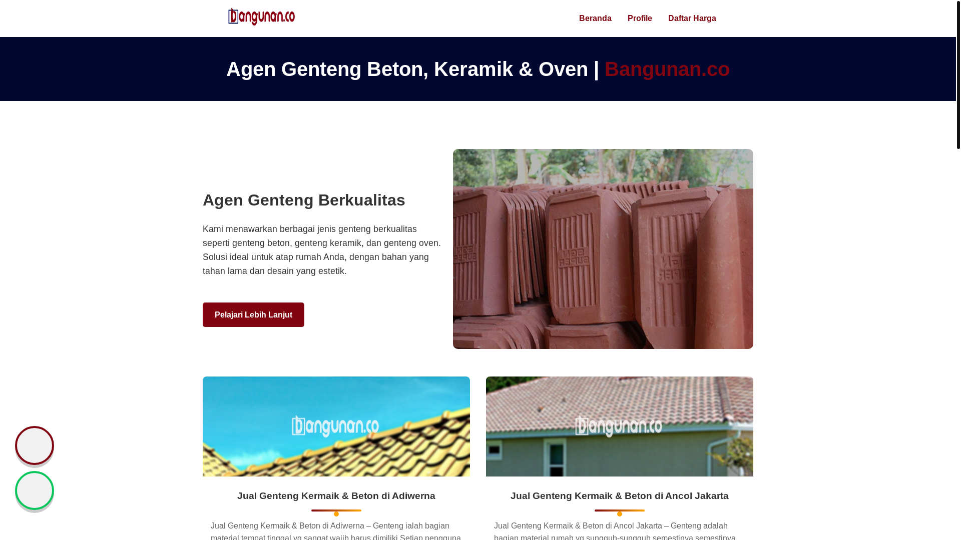 website screenshot of https://genteng-bangunan-co.pages.dev/
