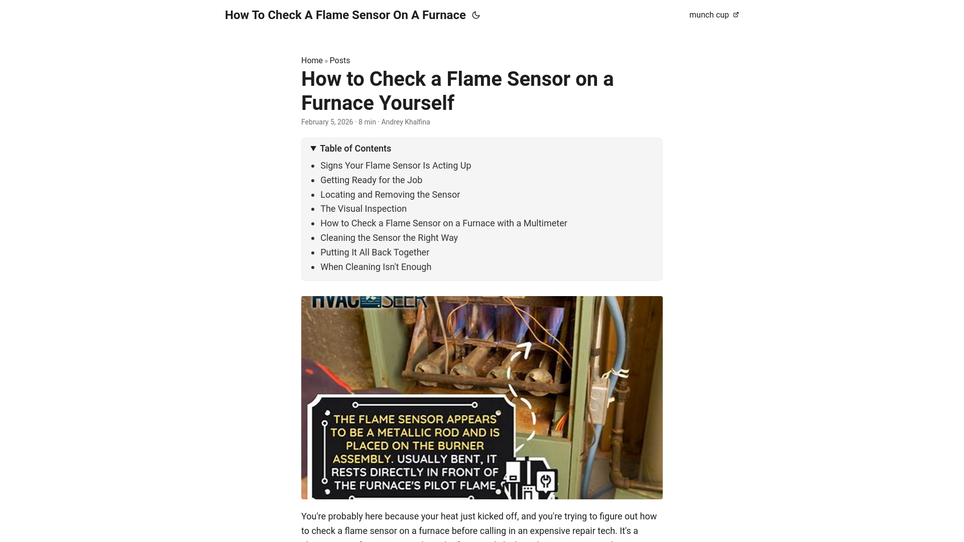 website screenshot of https://how-to-check-a-flame-sensor-on-a-furnace.pages.dev/