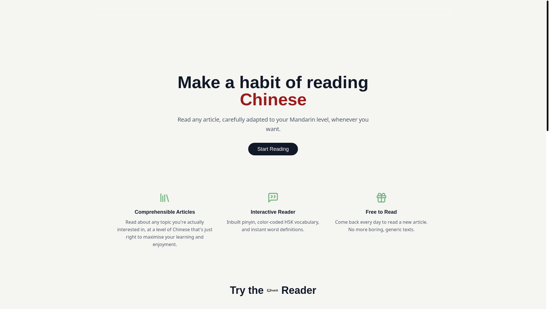 website screenshot of https://hablit.app/
