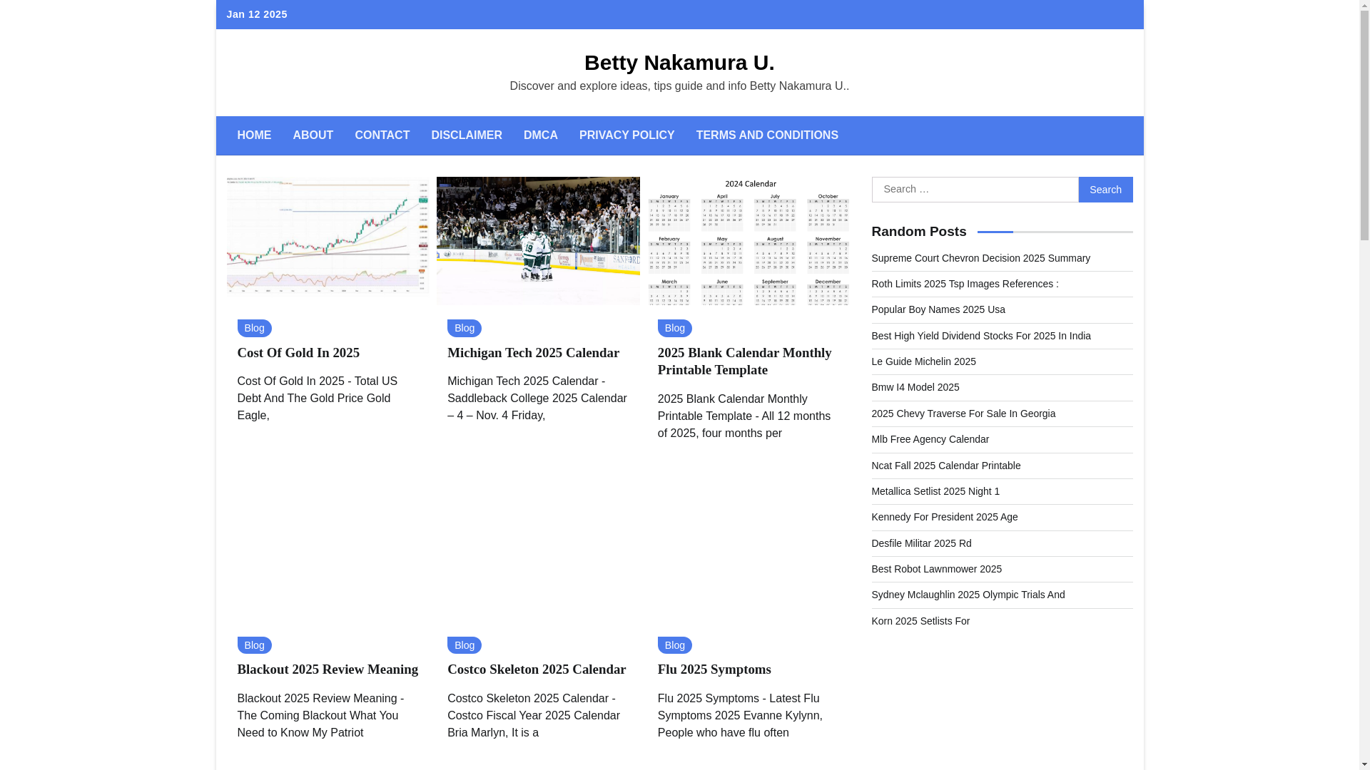 website screenshot of https://bettynakamurau.pages.dev/