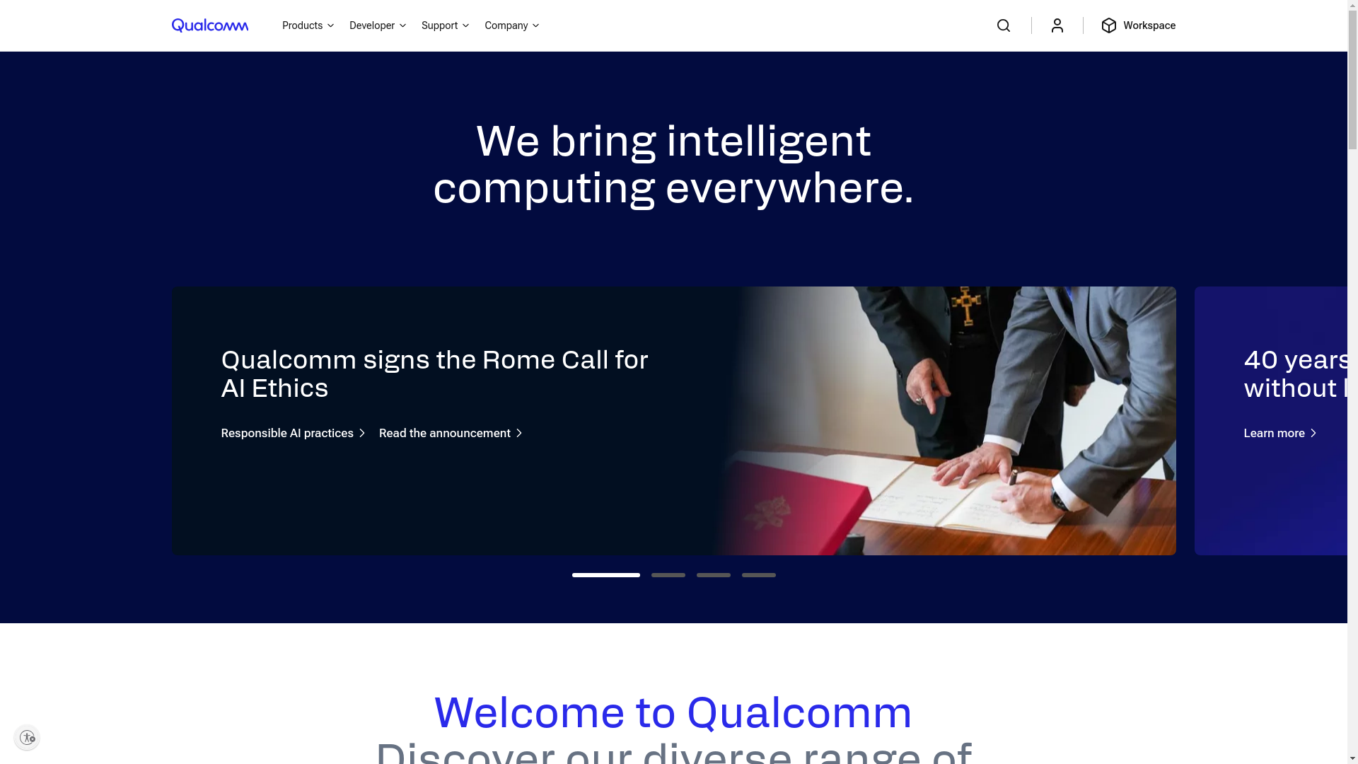 website screenshot of https://qua1comm.com/