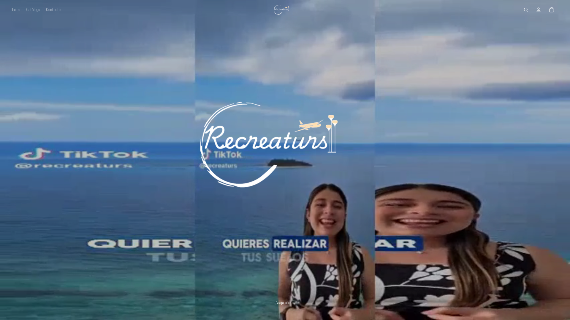 website screenshot of https://recreaturs.store/