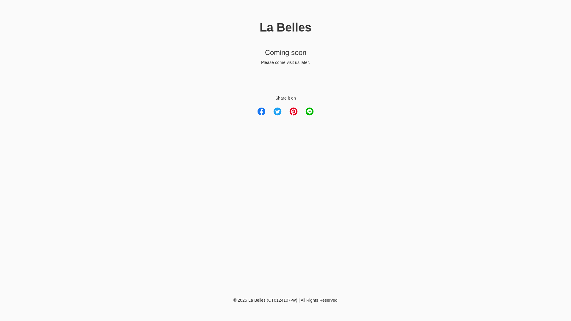 website screenshot of https://labellesfashion.com/