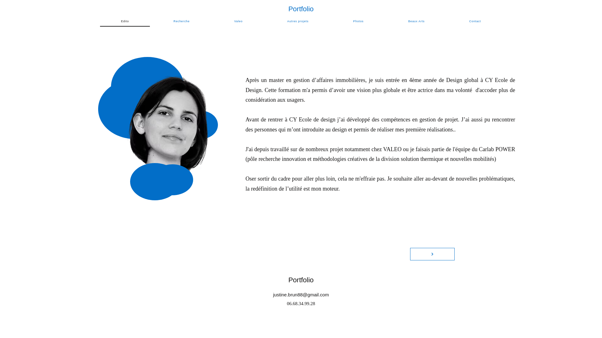 website screenshot of https://experiences-justine.com