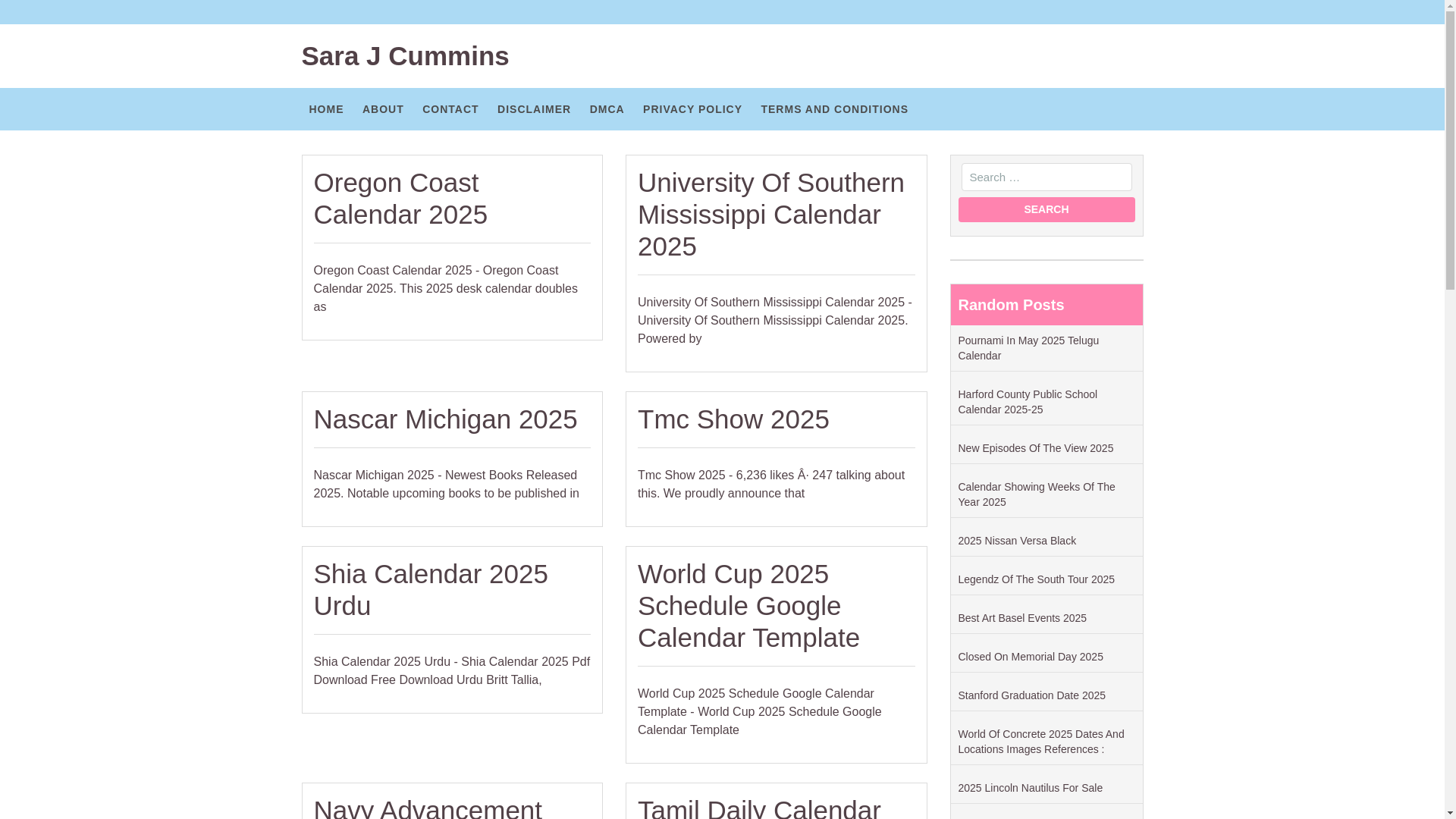 website screenshot of https://sarajcummins.pages.dev/