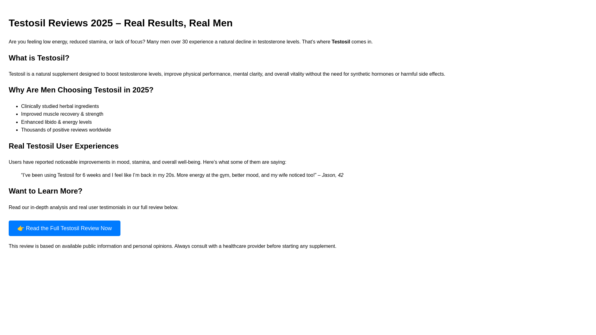 website screenshot of https://testosilreviews.pages.dev/